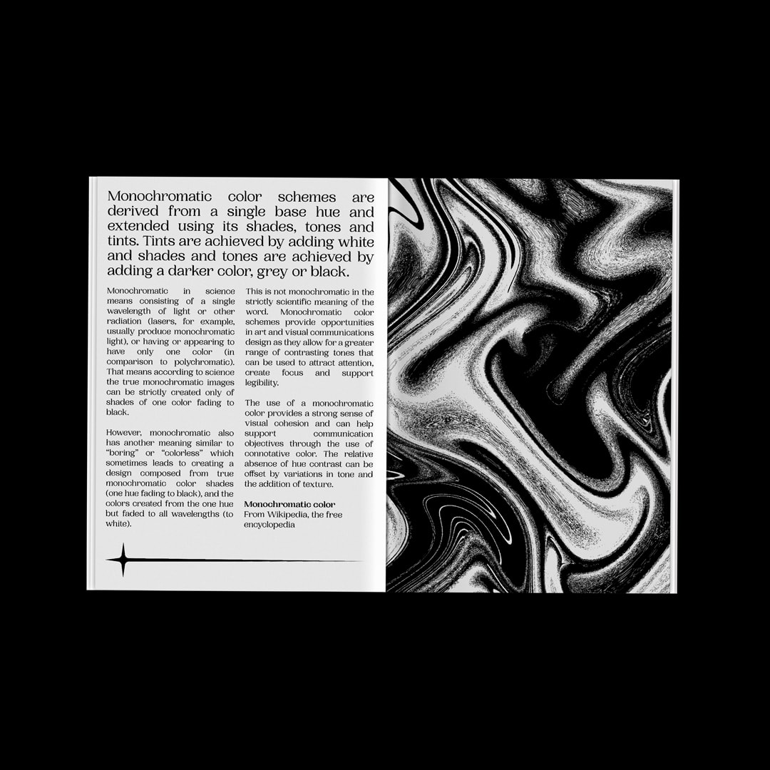 Monochrome Editorial Design