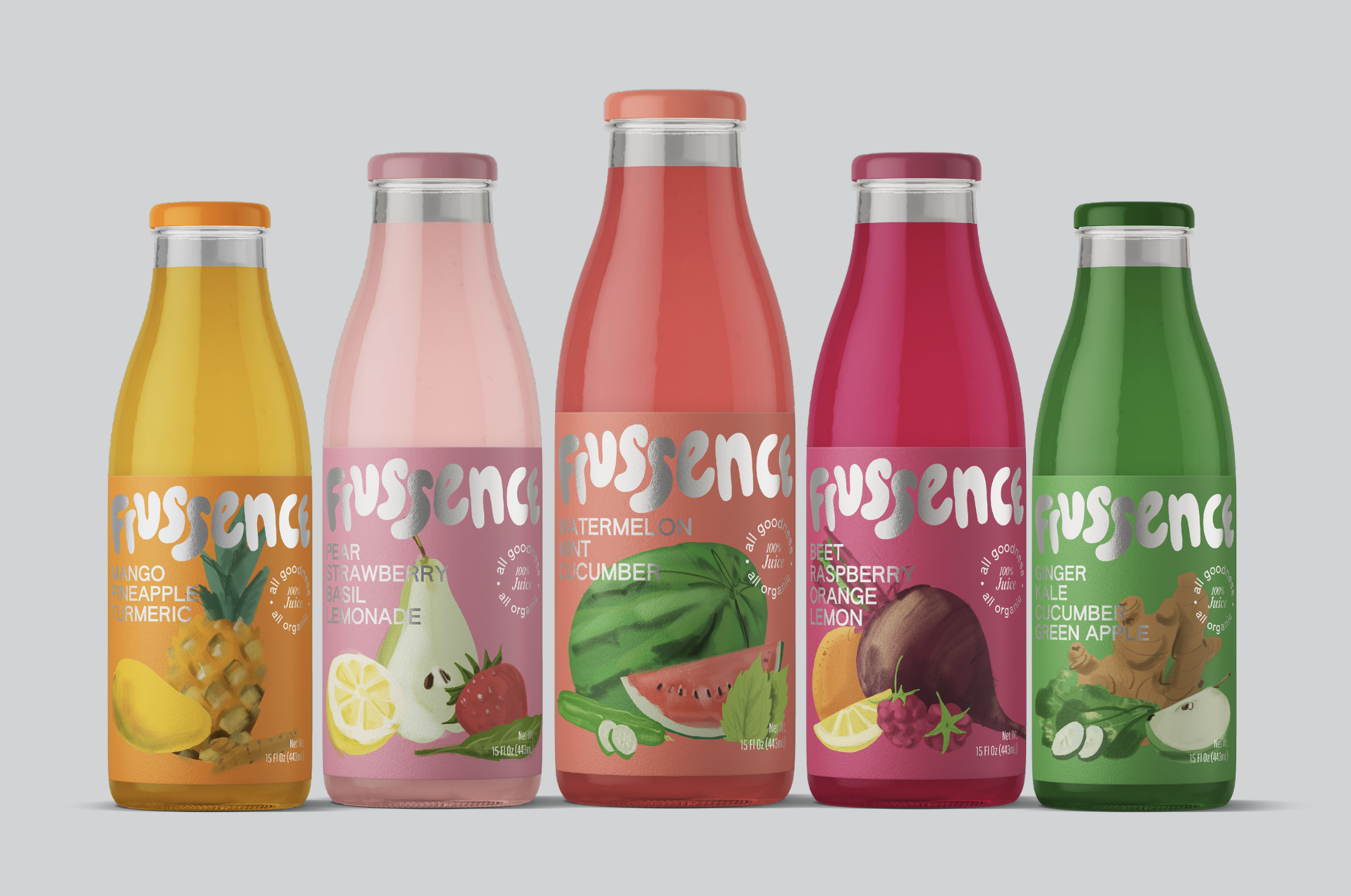 Juice Brand Logo and Packaging Design
