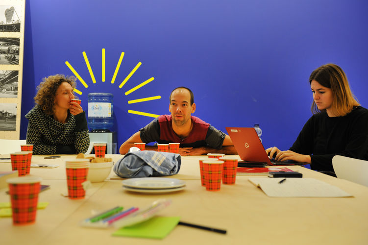 Werksalon, meeting table & fountain, Future Anecdotes Istanbul, 2017