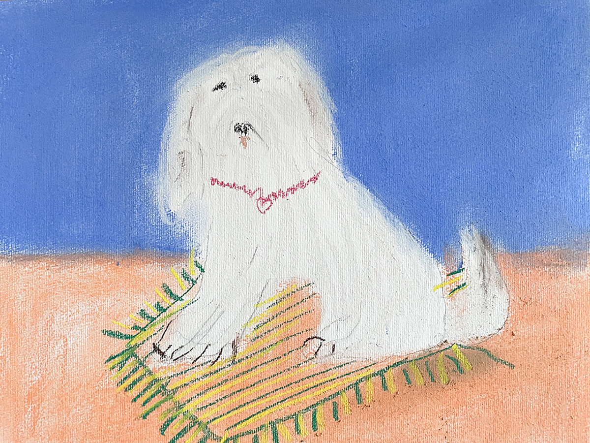 Charlie, Pastel on Paper, 24 x 33 cm, 2022