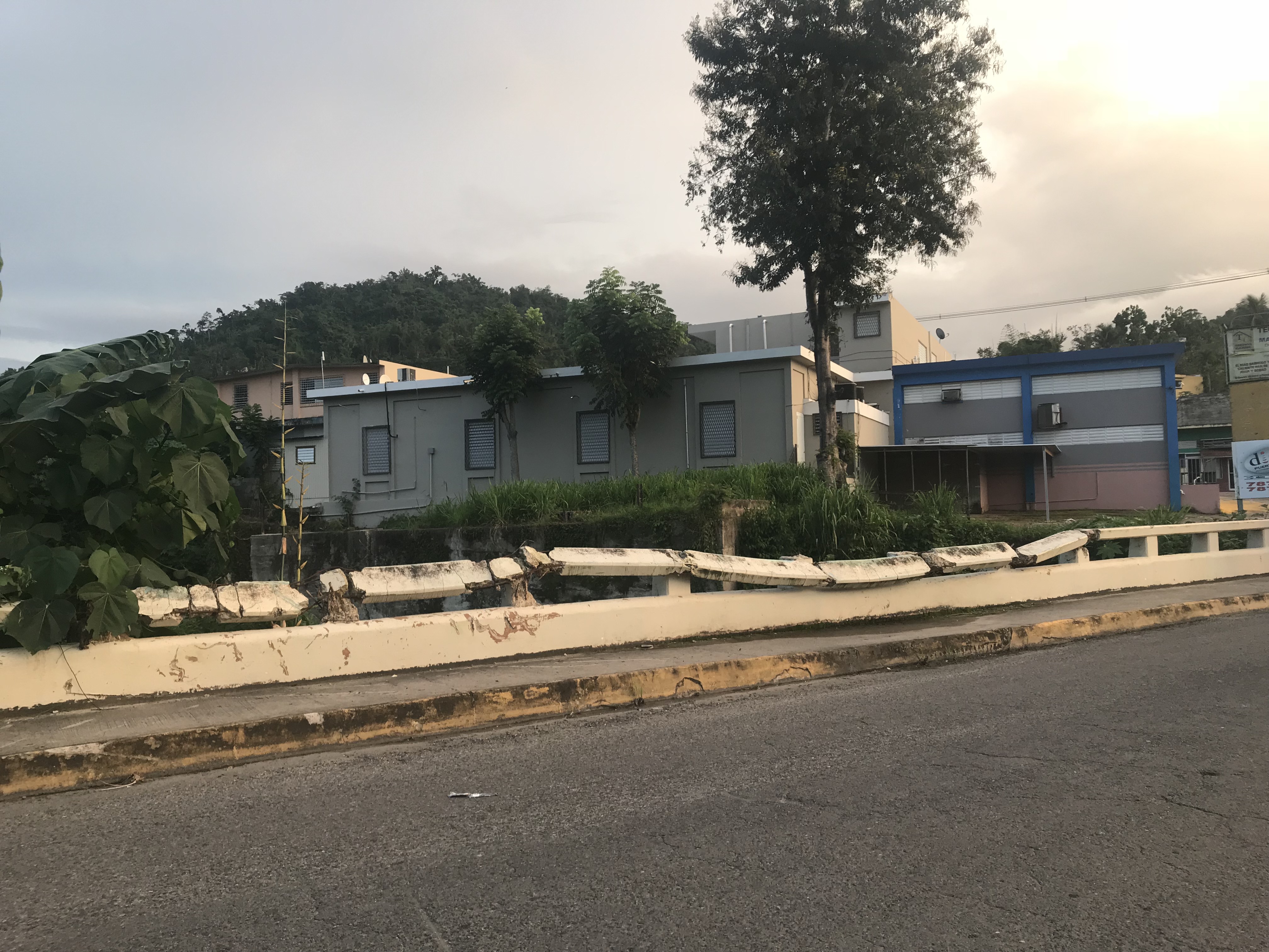 Deteriorating infrastructure, Utuado.