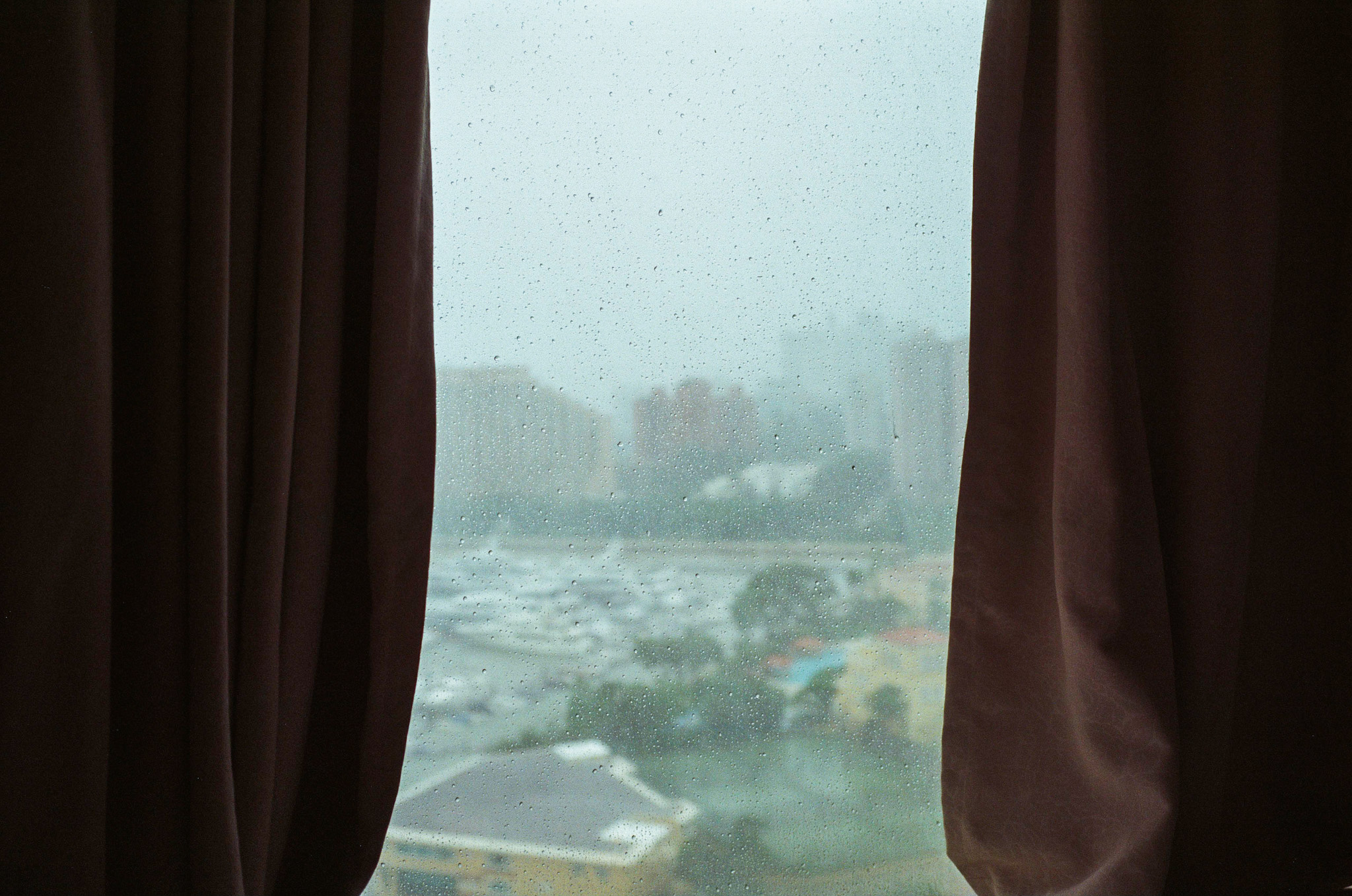 ROOM VIEW, During Typhoon • HONG KONG GOLD COAST