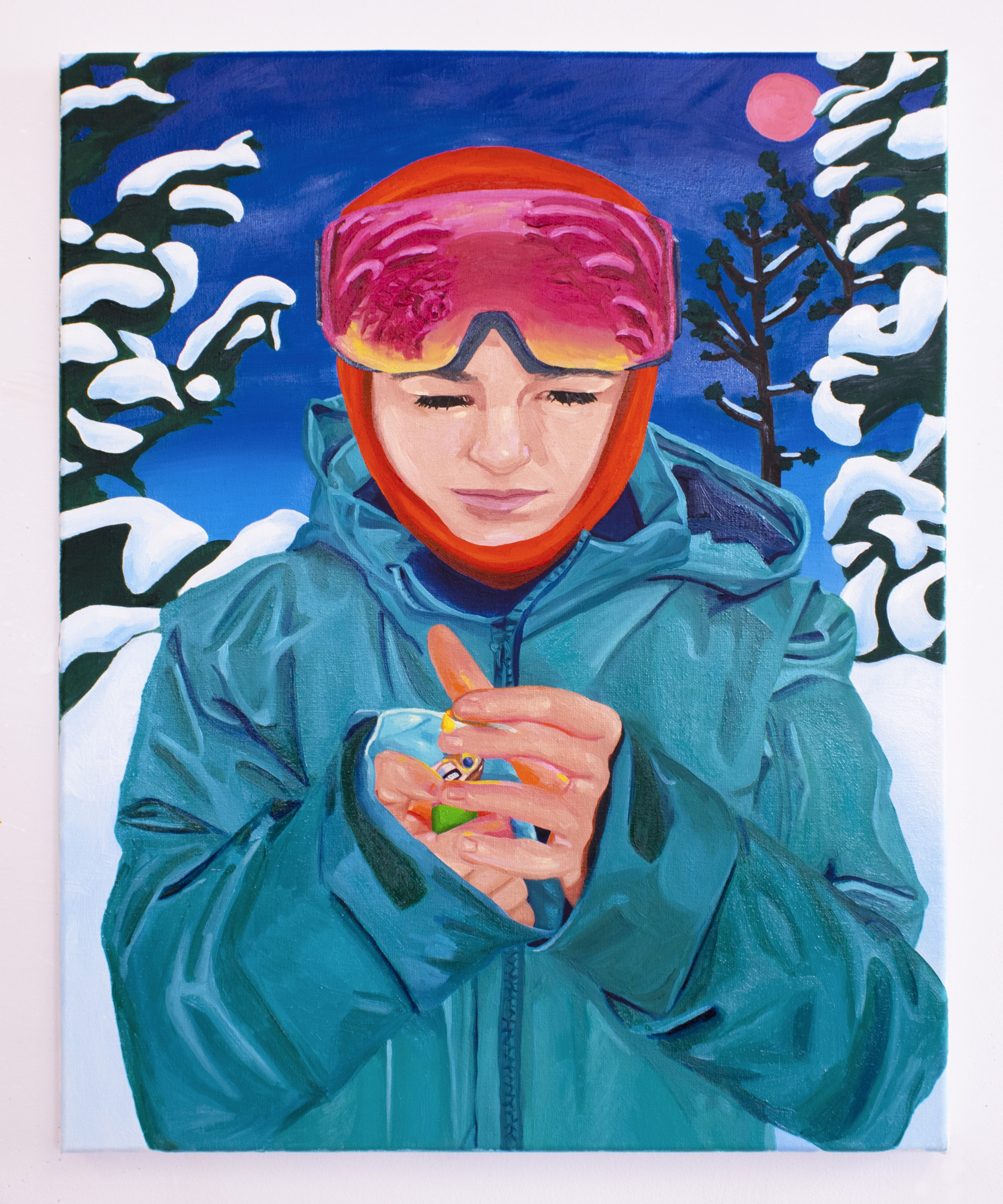 Bear Aware, 2024, Oil on canvas