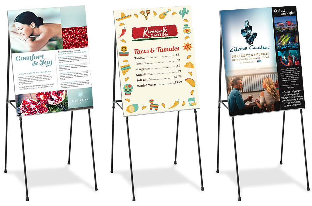 Various Event Signage
