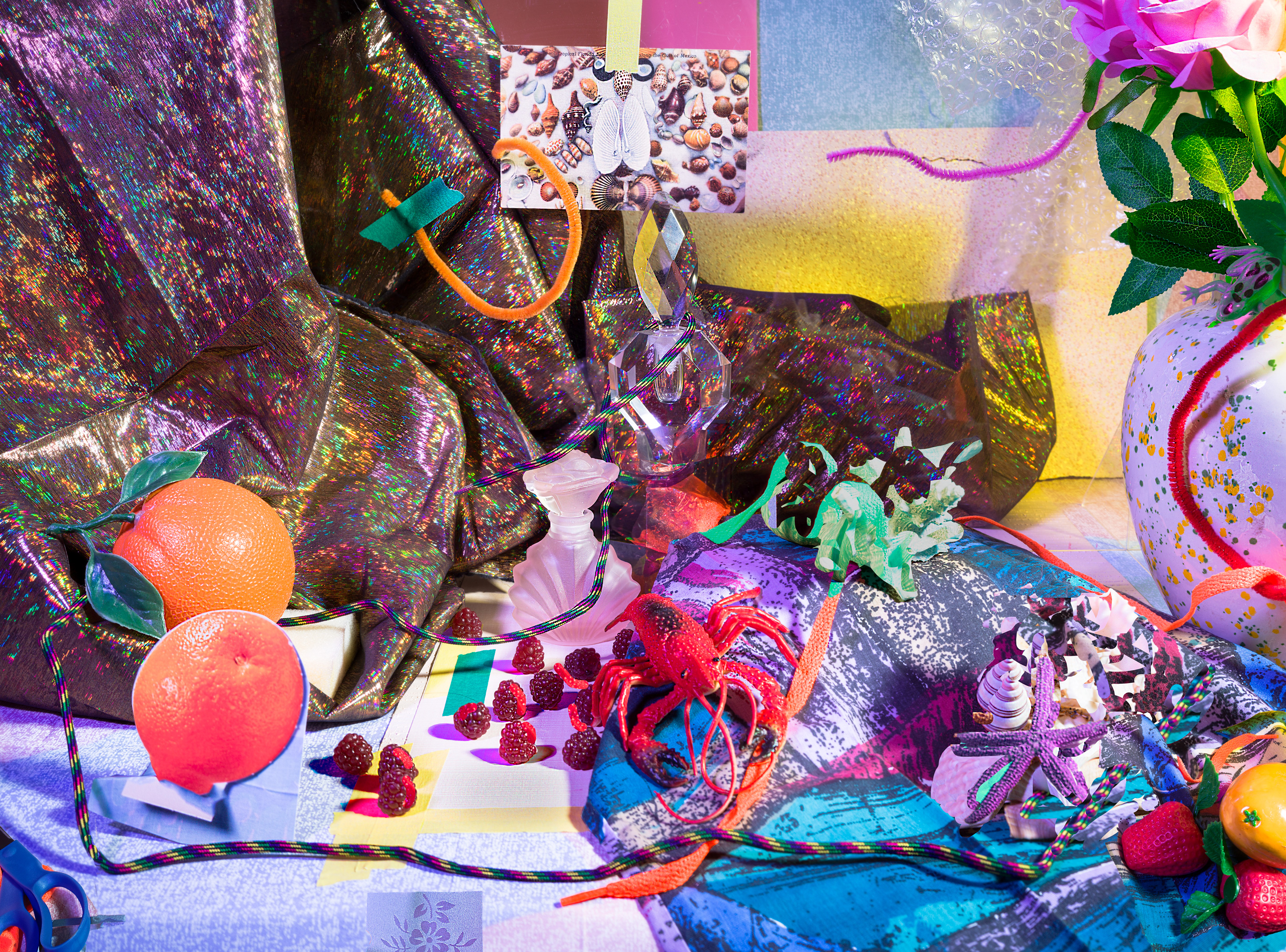 Still Life with Oranges, 2023, archival pigment print, 20" x 27”