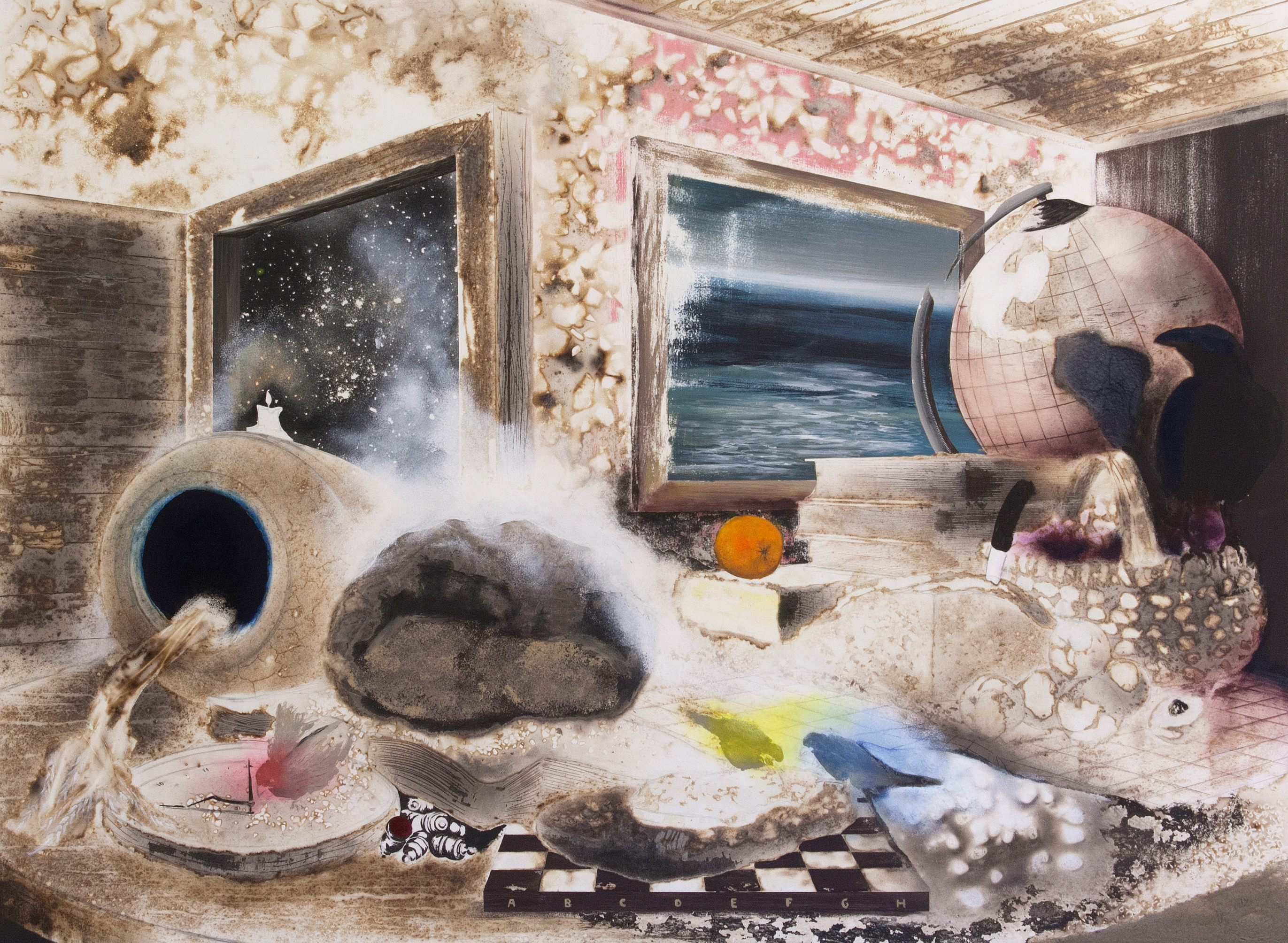 Unfinished Work(103 x 140 cm)