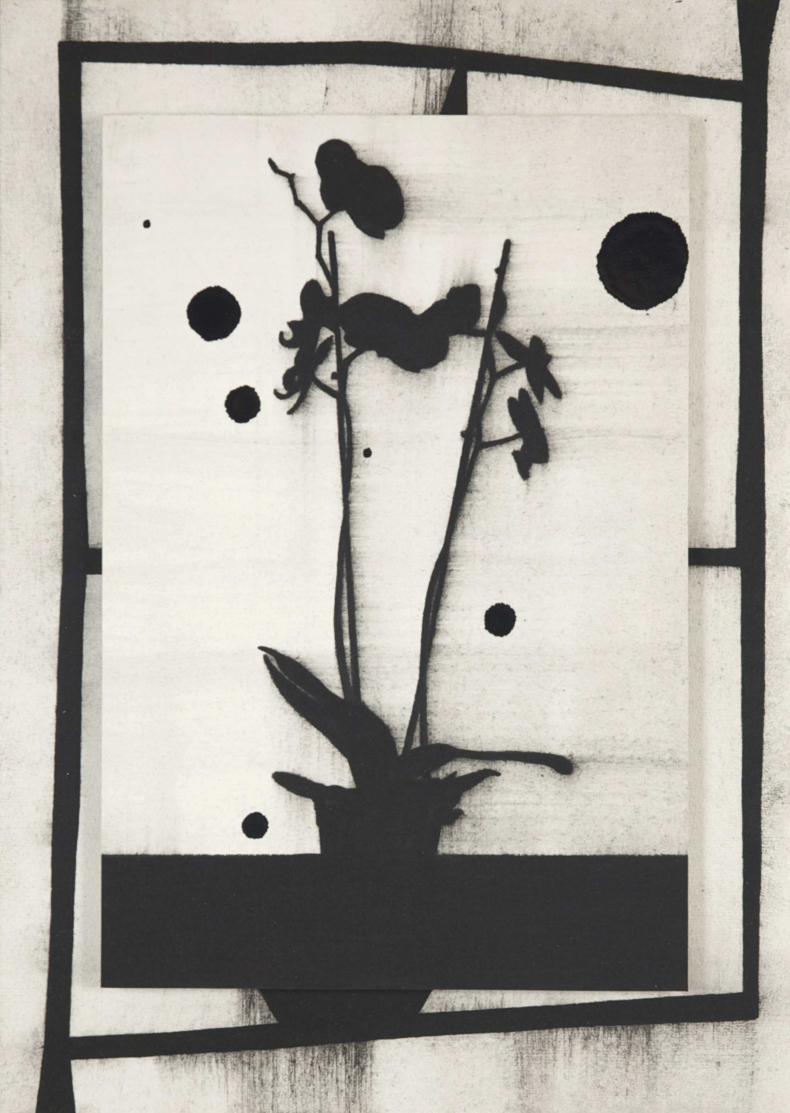 Untitled 2015, acrylic on paper/aluminium, 29.5 x 21 cm, private collection