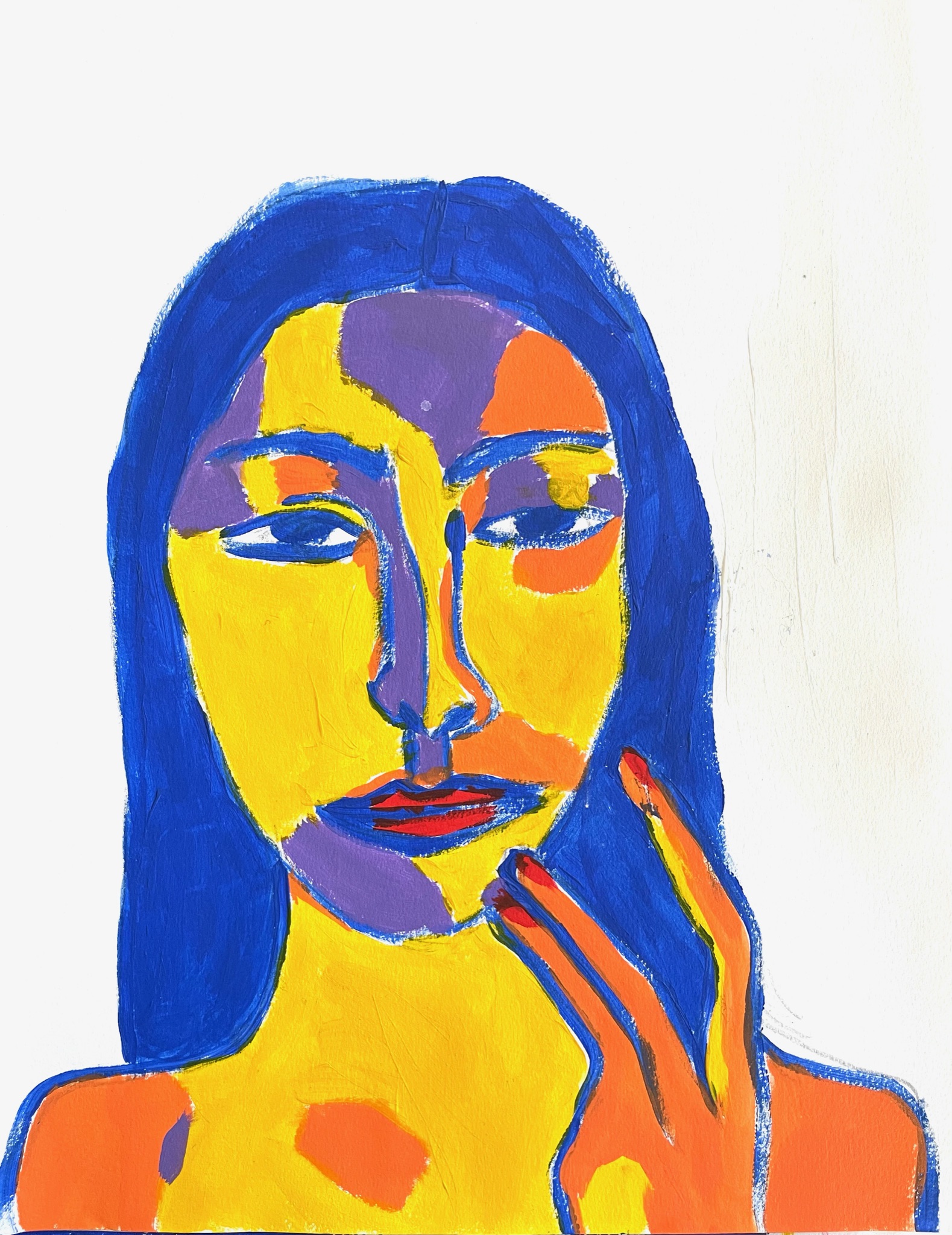 Autoerretratua II (27,5 x 35 cm / 10,75 x 13,75 in)