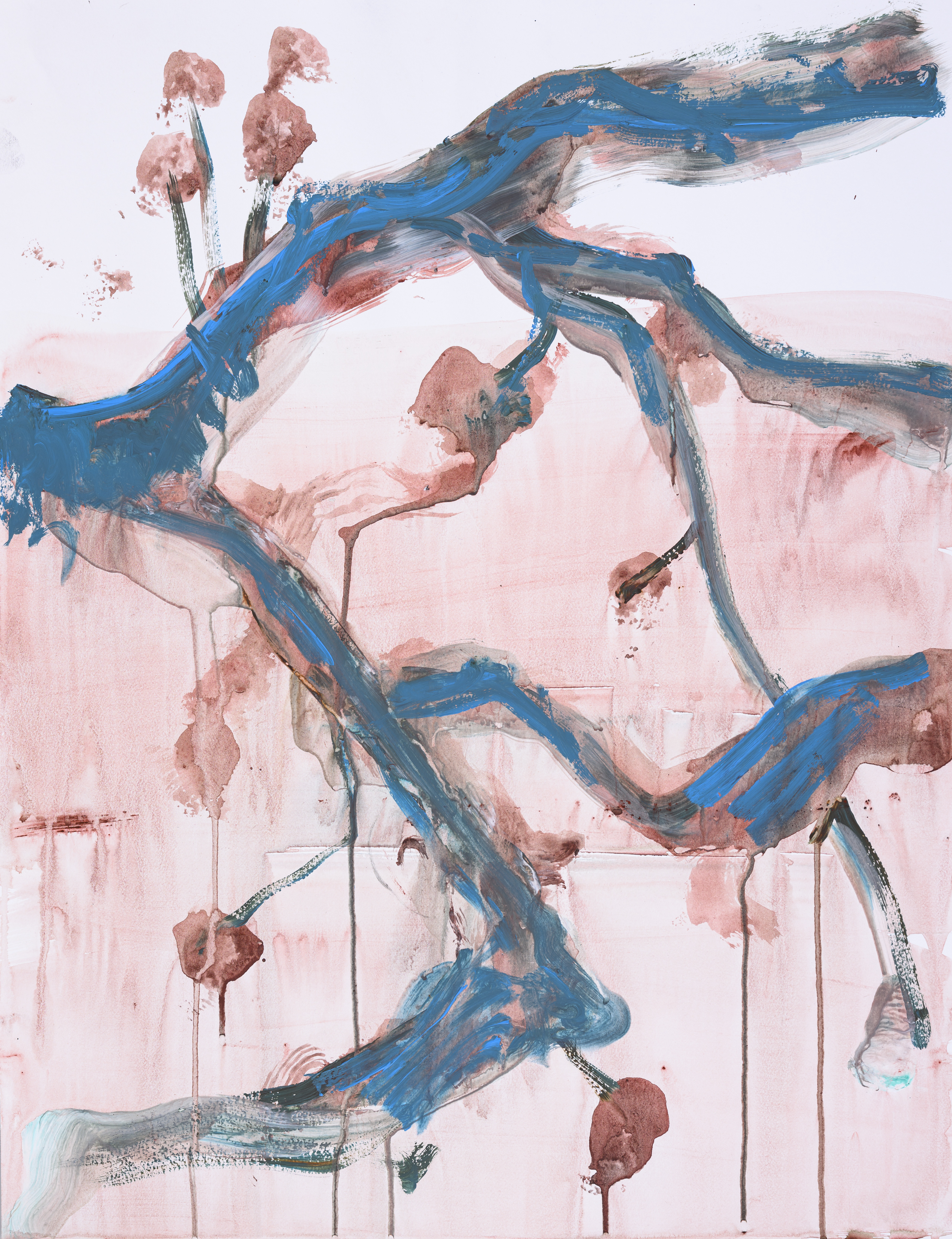 Study of nature 2052Acrylic on paper 65×50cm