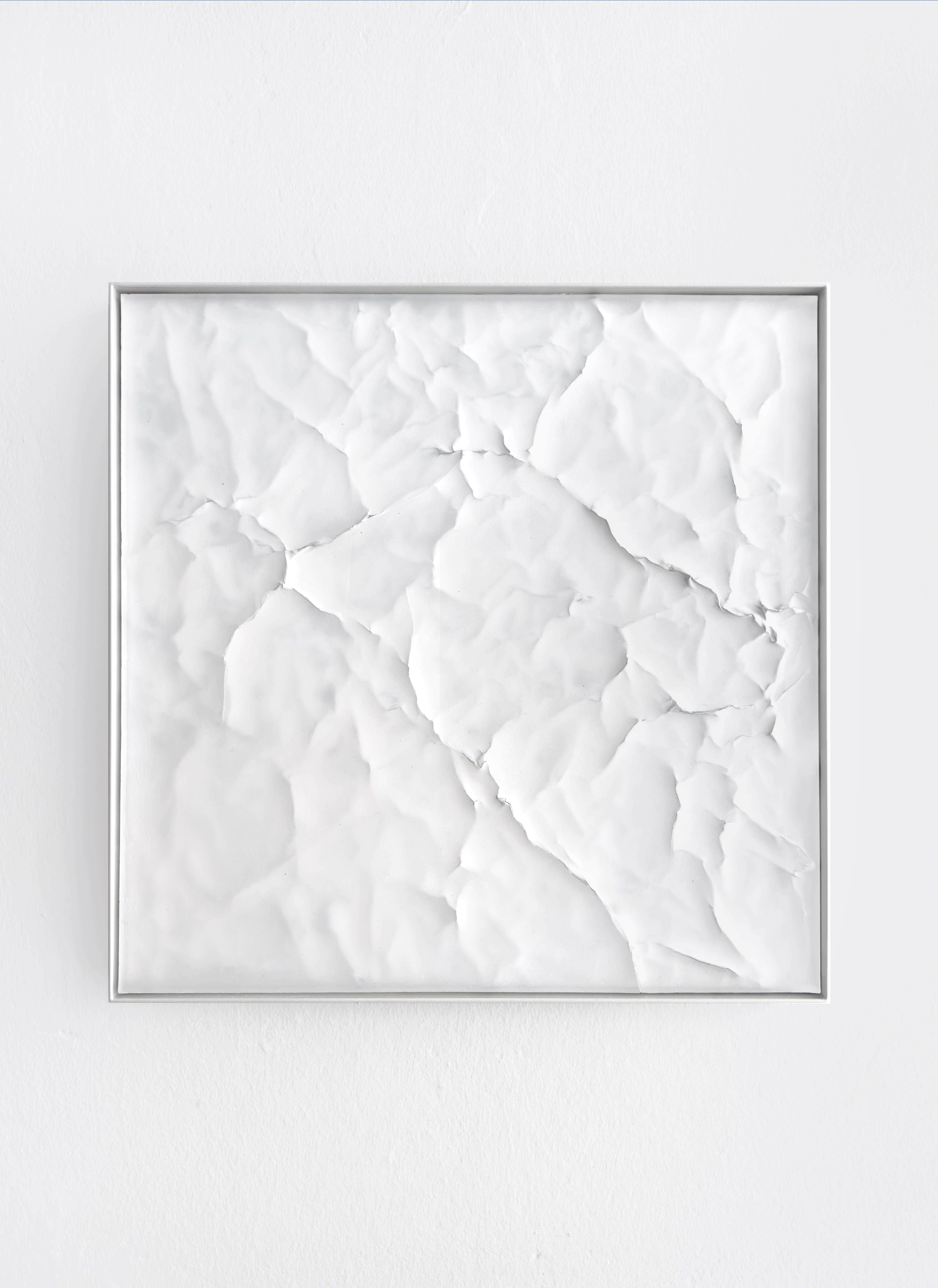 Cessation 25, 2025, mixed media, 45 x 45 x 3 cm