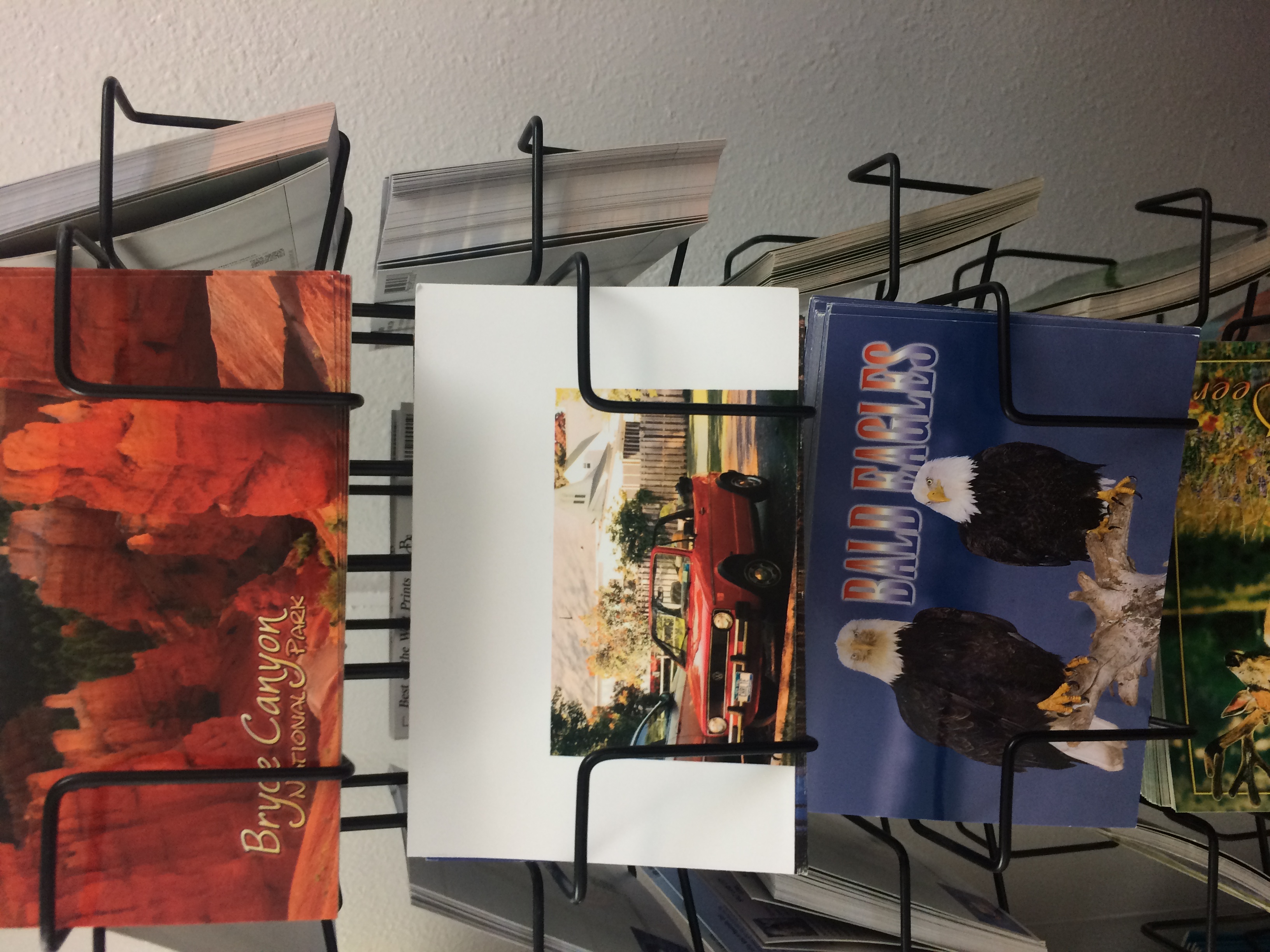 I left Micah's card at a gas station near Arches National Park