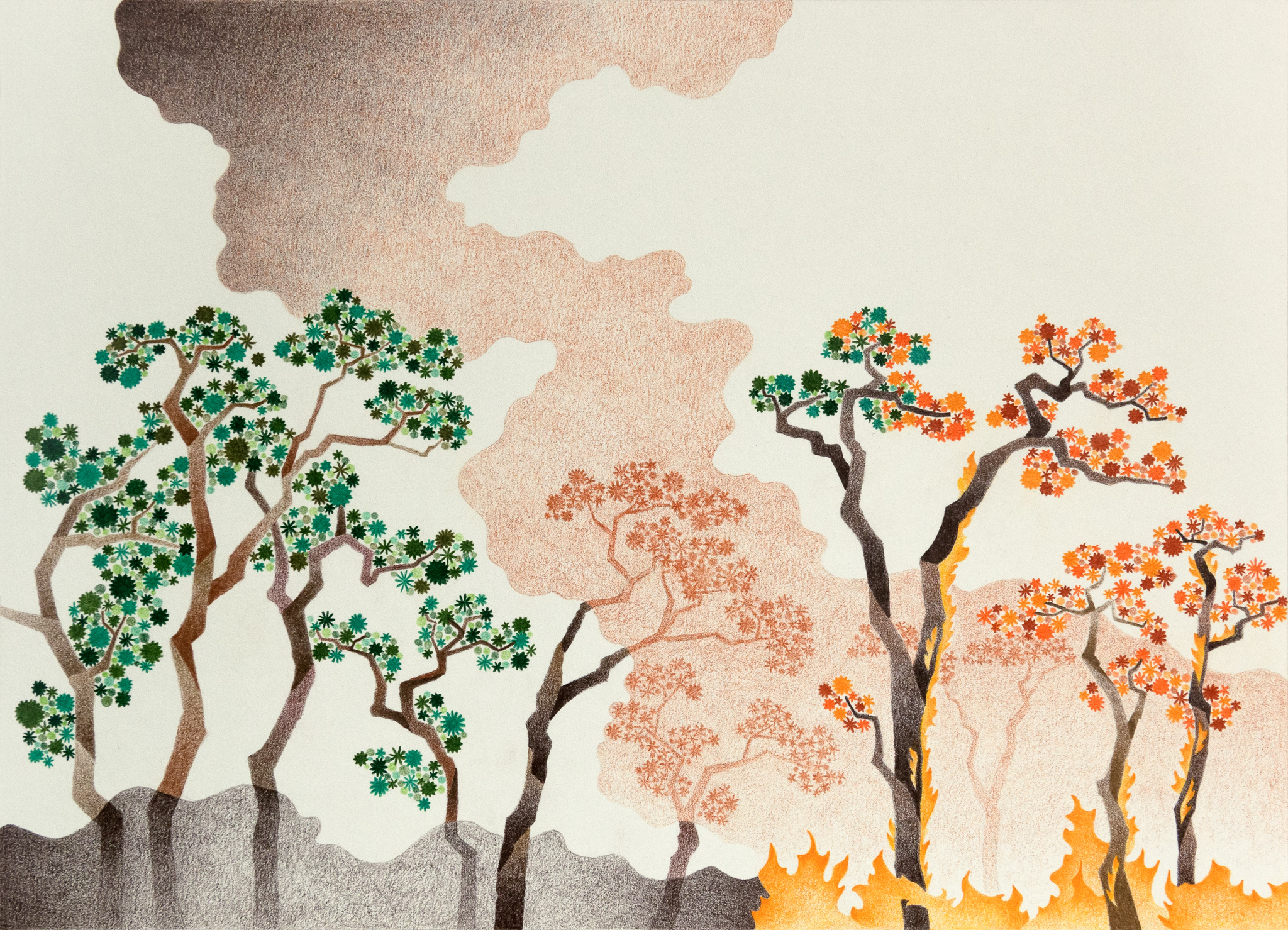 Superspreader, 13.3 &times; 9.6"