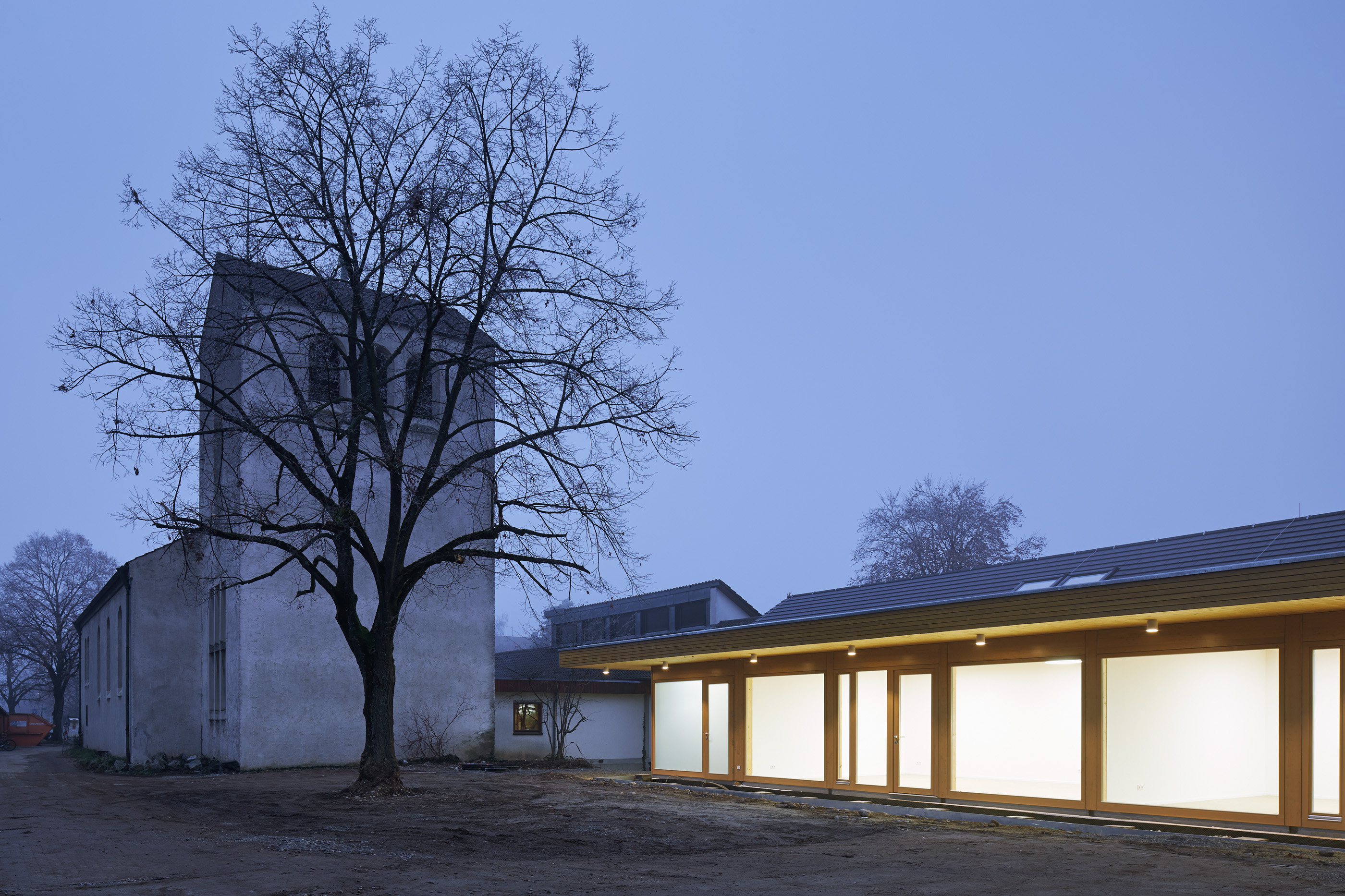 Kindergarten Lukasgemeinde Freiburg. Kunde: baurmann.dürr Architekten.
