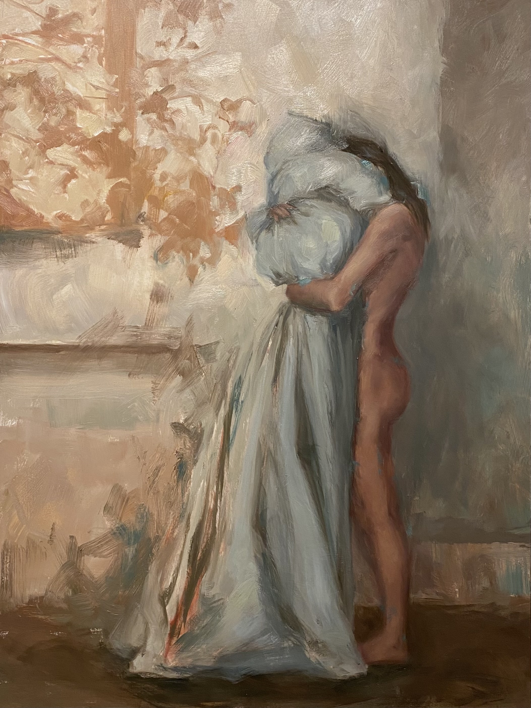 diptych part 2, 2025oil on MDF80 x 60 cm