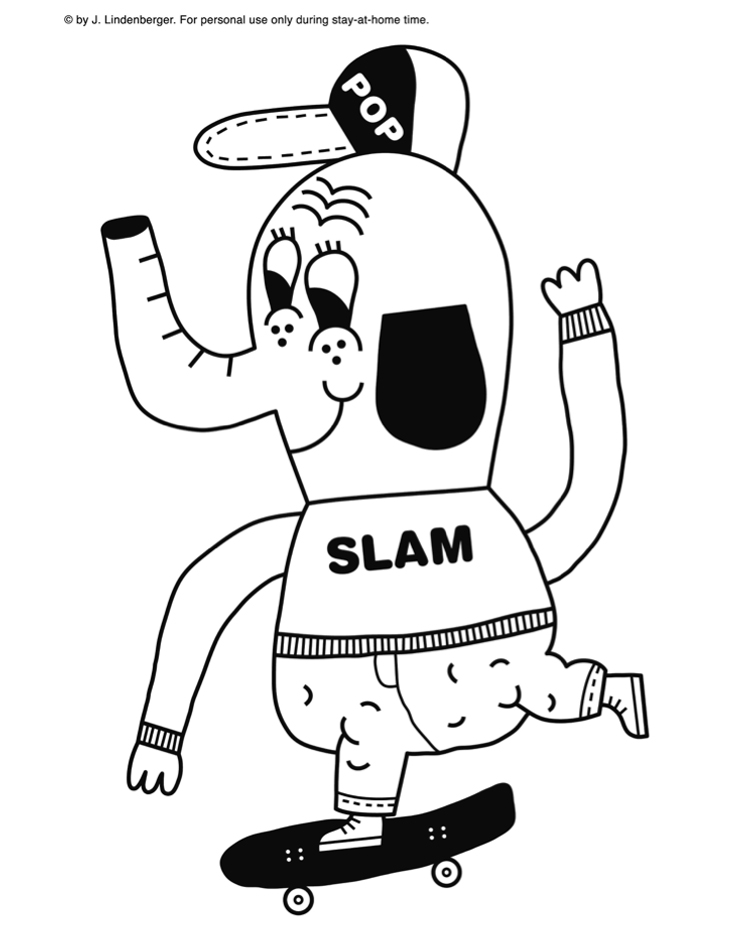 7 COLOREABLES DE JÜRG LINDENBERGER