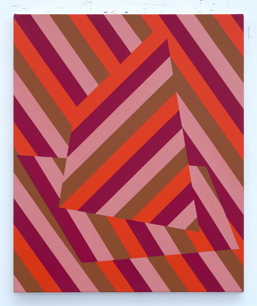 Lineae XI, 61cm x 51cm, acrylic on canvas, 2018 - £500 (previously £900)