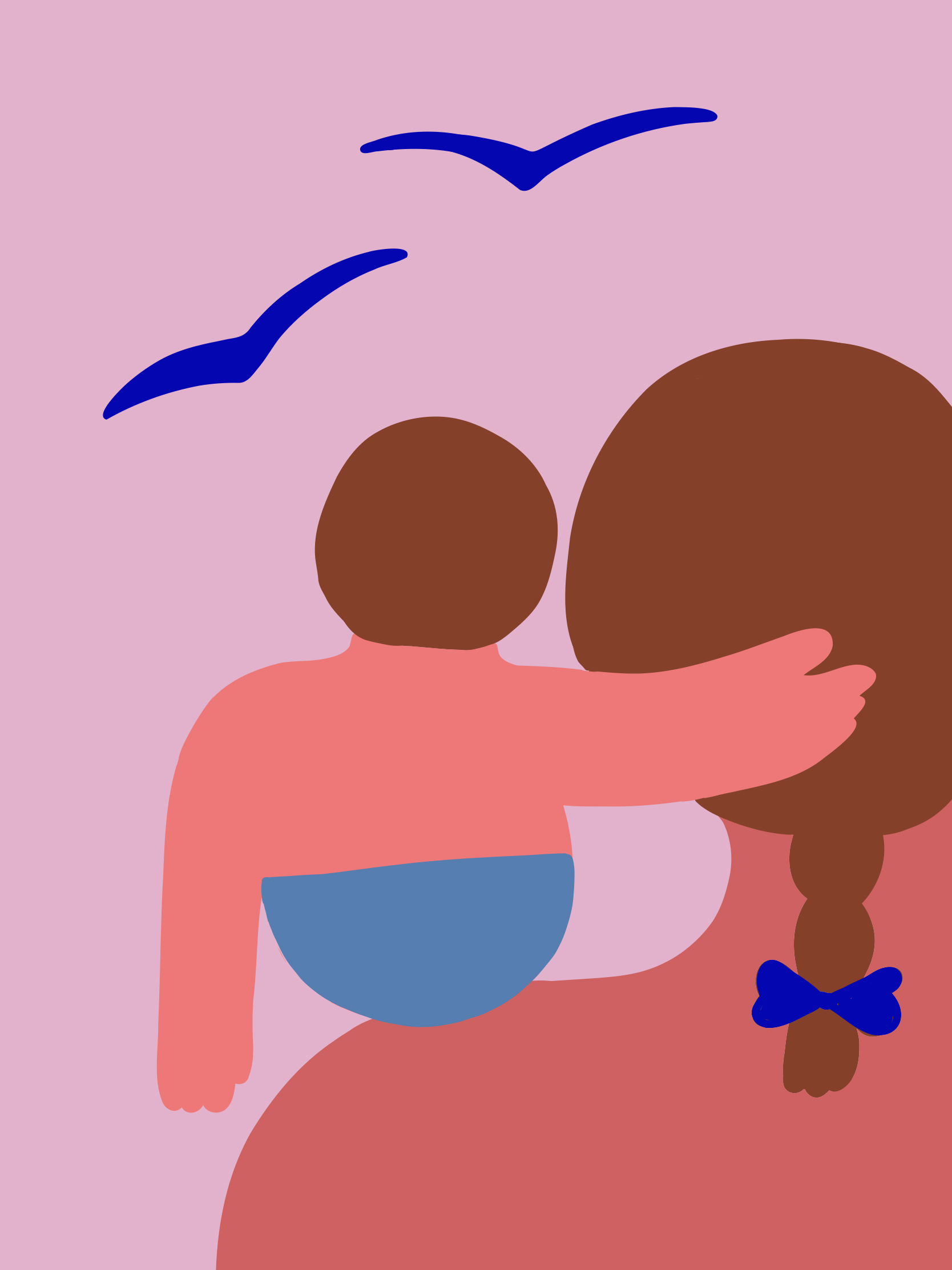 Madre e figlia - Digital Drawing