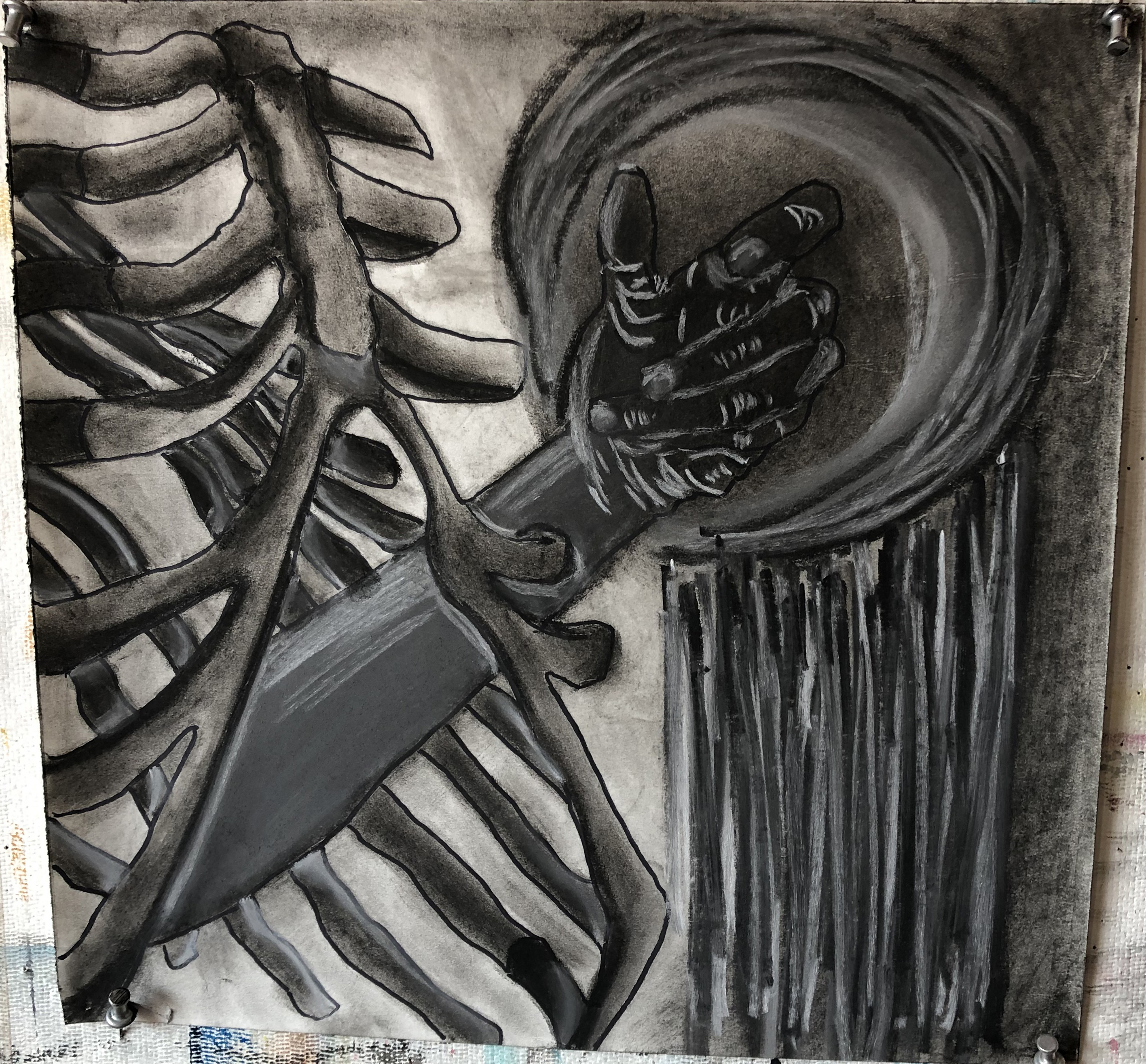 Overwhelming Jail / Charcoal / Fall 2020