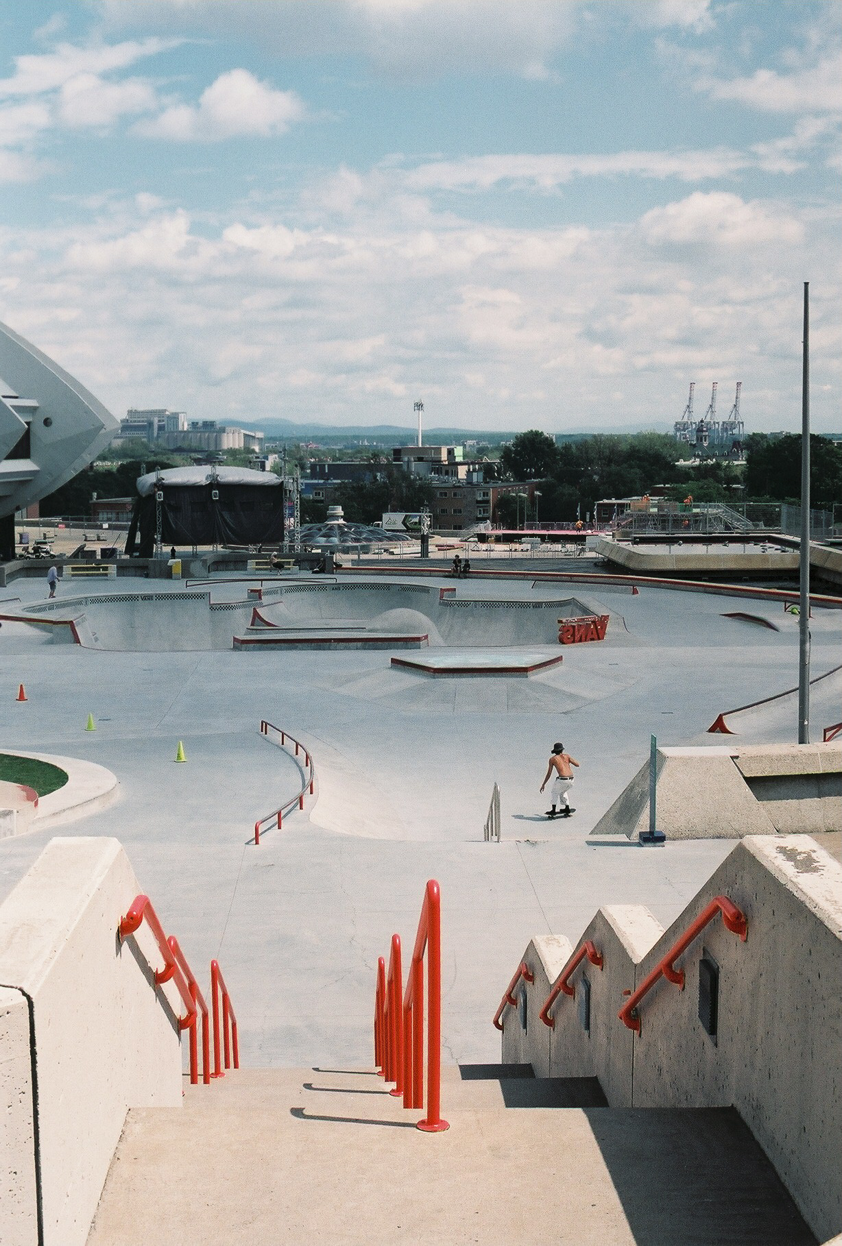 Skaters at Olympic Park, Montreal / 2022.8