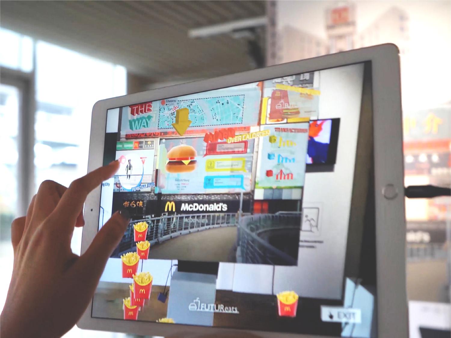 AR x geo-location app