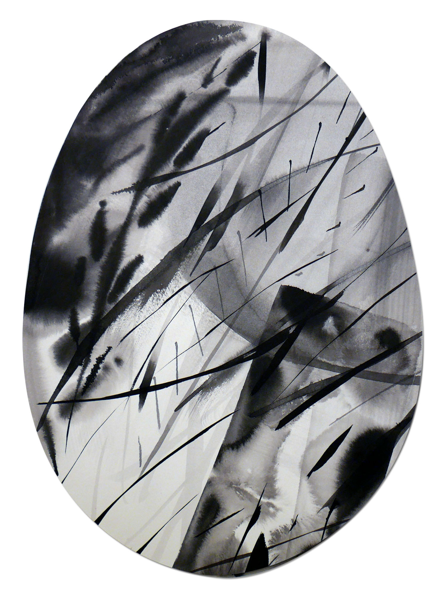  Enter 4  Sumi ink on paper, 9" x 12.75