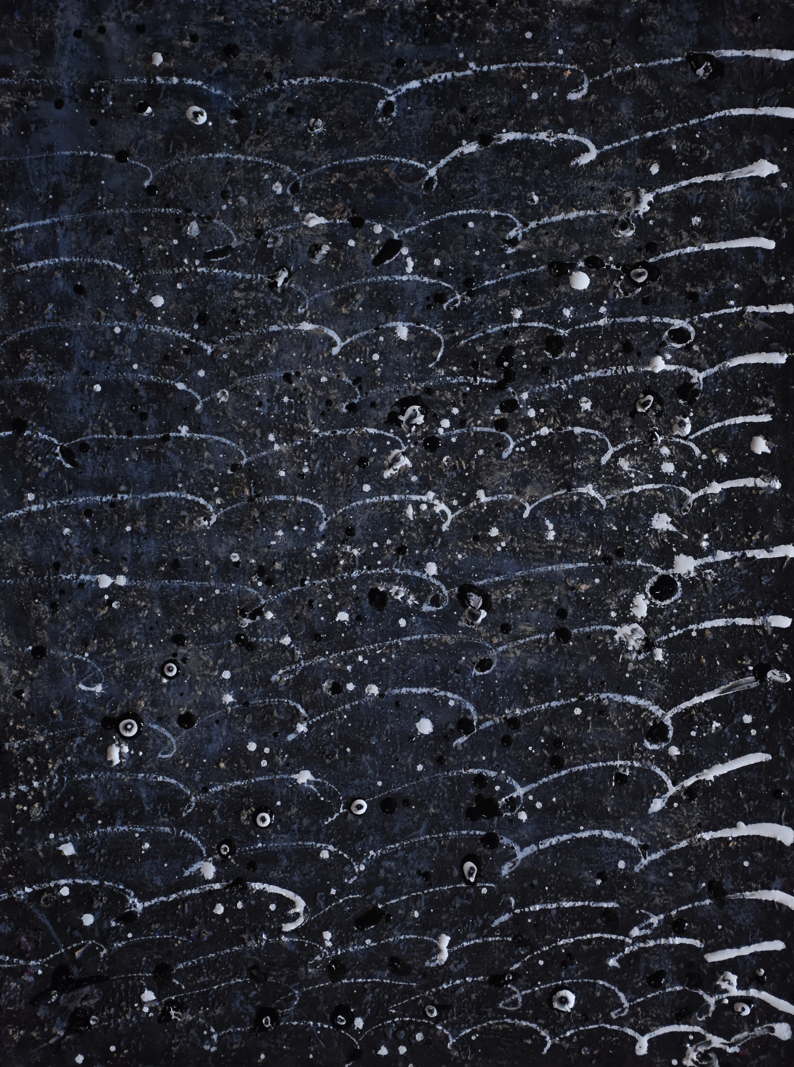 Dot 014, oil/paper, 40 x 30 cm