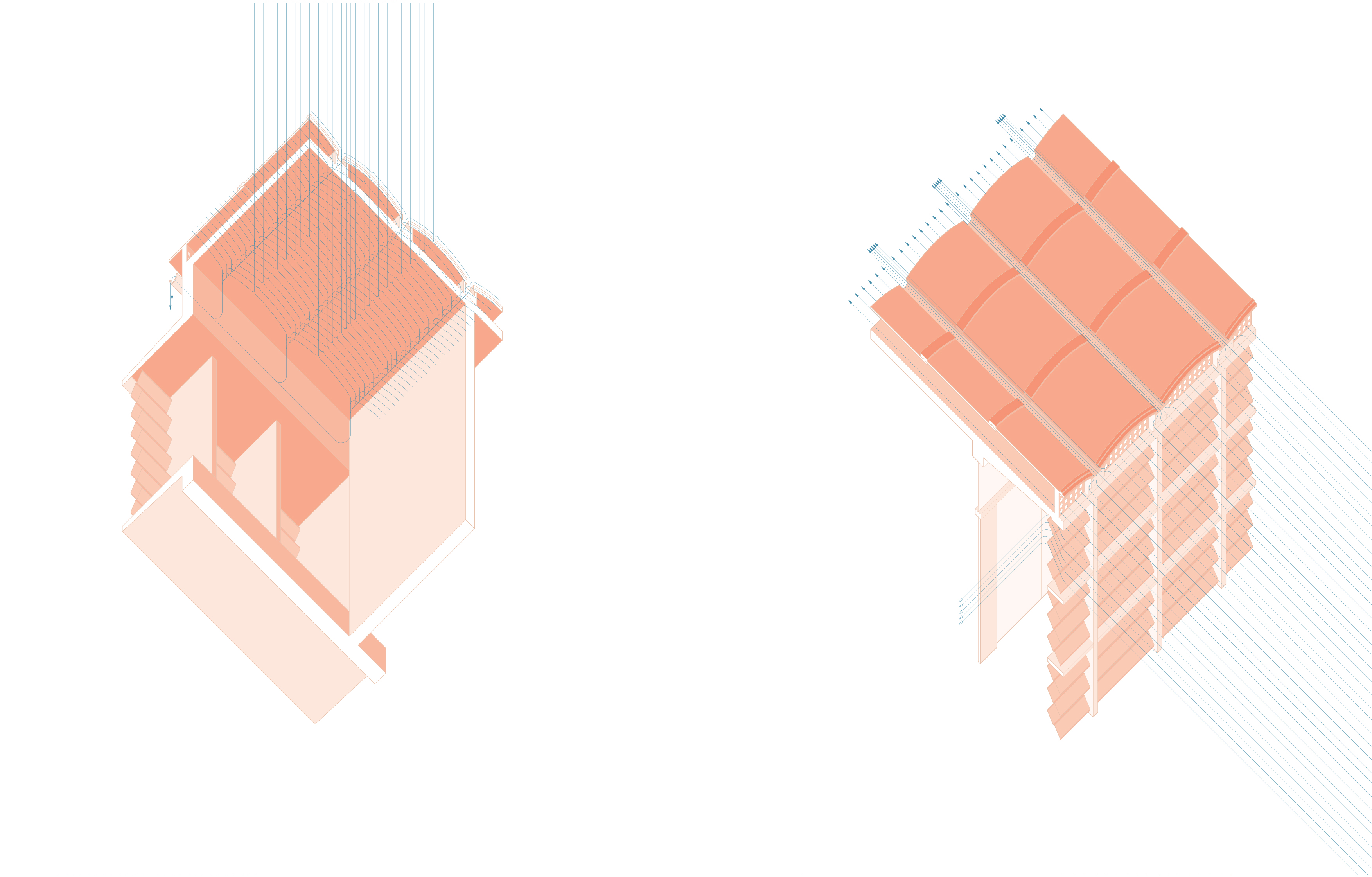 A Vaulted Double-Skin Roof. Golconde Dormitory, Pondicherry, India