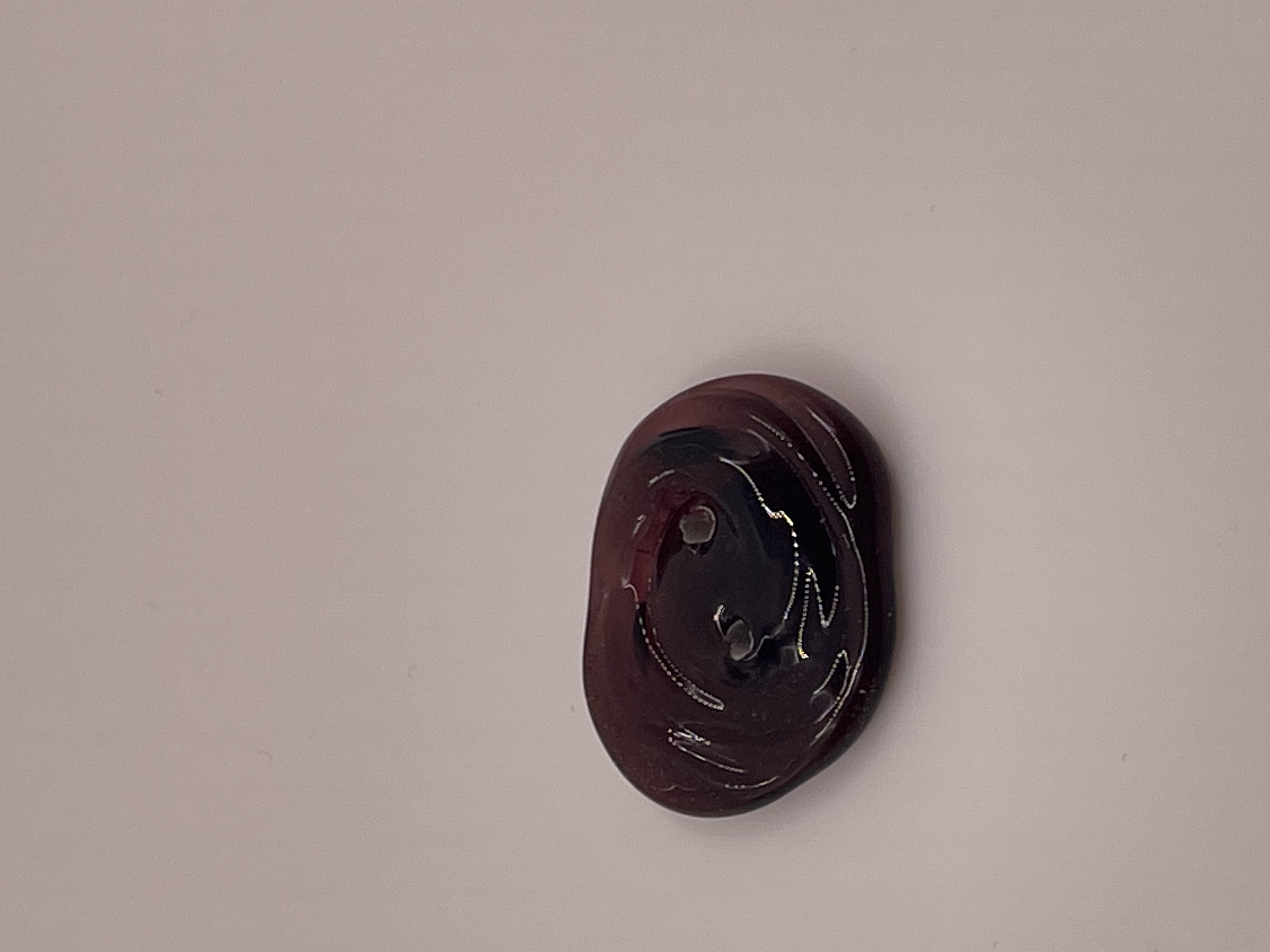 Purple Button, Glass