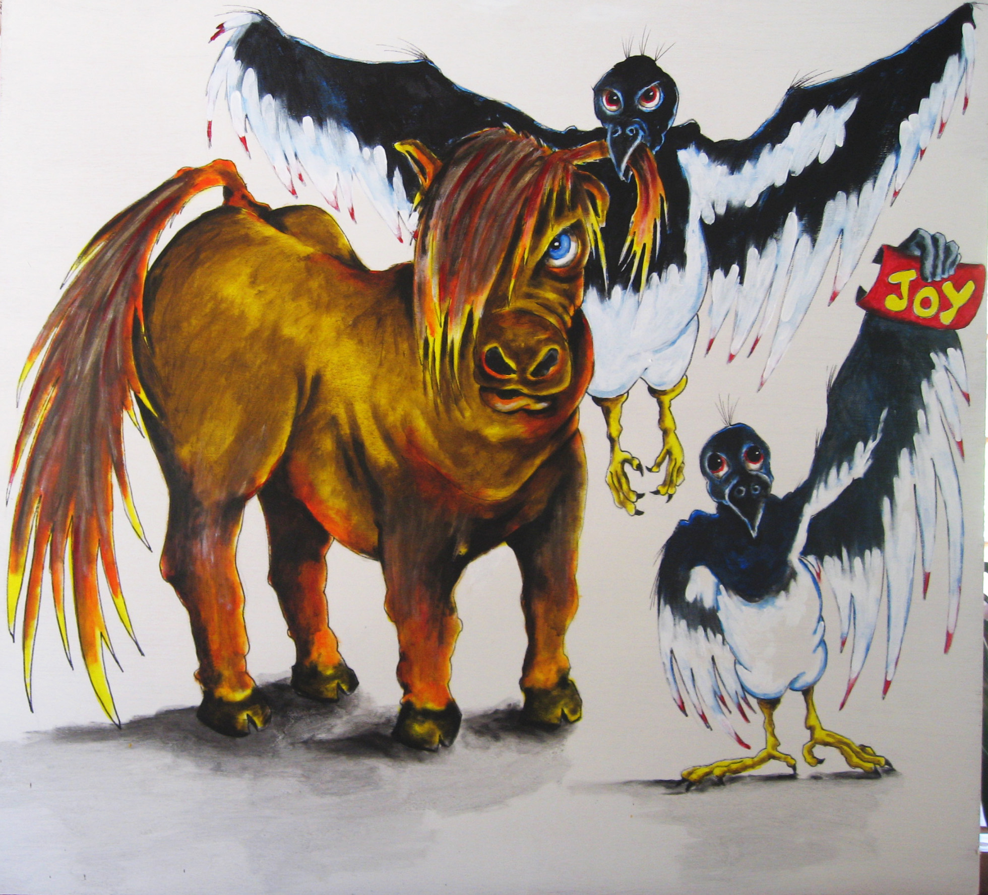  Acrylic on panel – 32” x 34” 