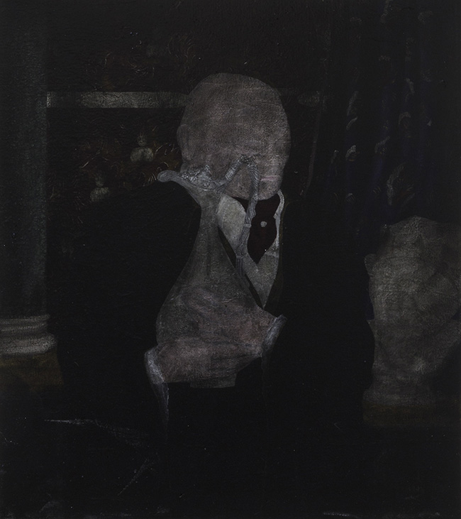 Bestow to confer or present (an honour, right, or gift) 5 (2015) | Oil on canvas; 114 x 90 cm