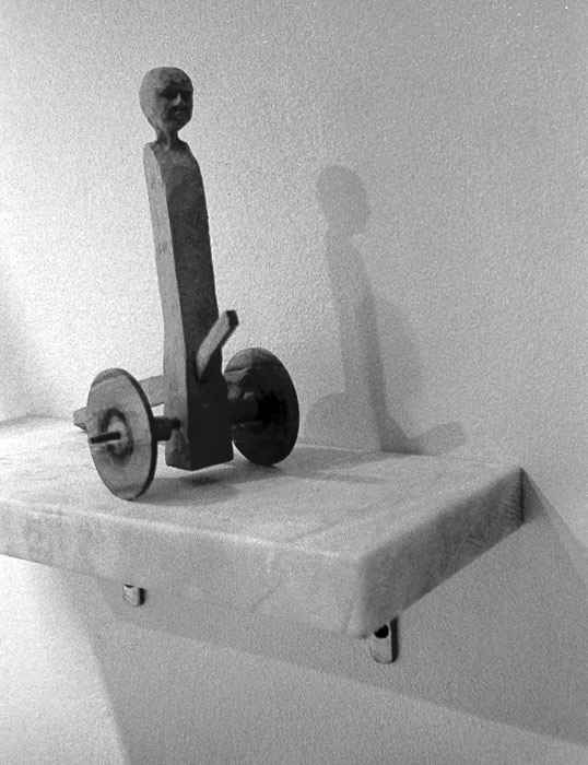 untitled, pear wood, marble