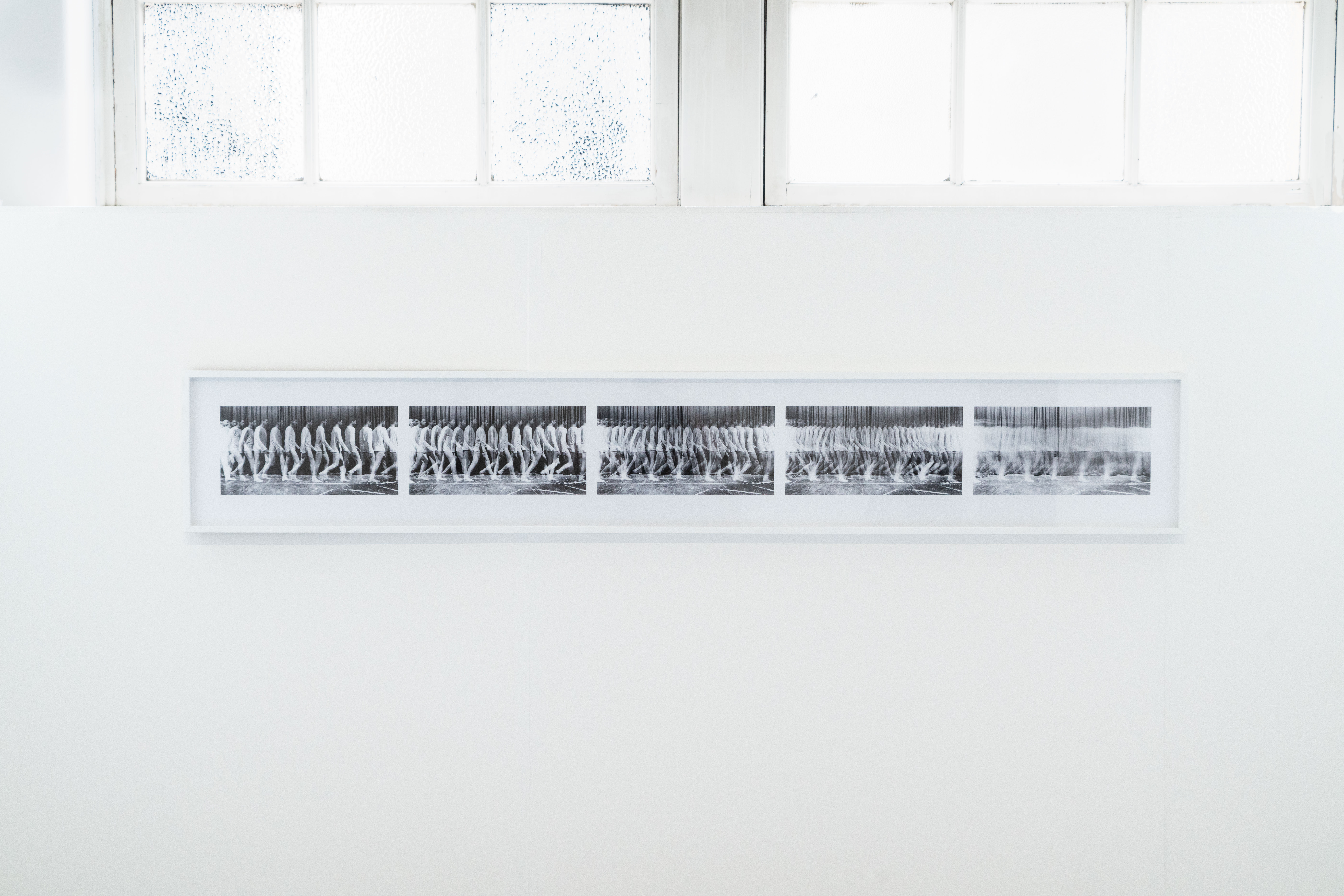 Broken to Continuous Locomotion, 189 x 29,4 cm, framed photographic inkjet print, 2019