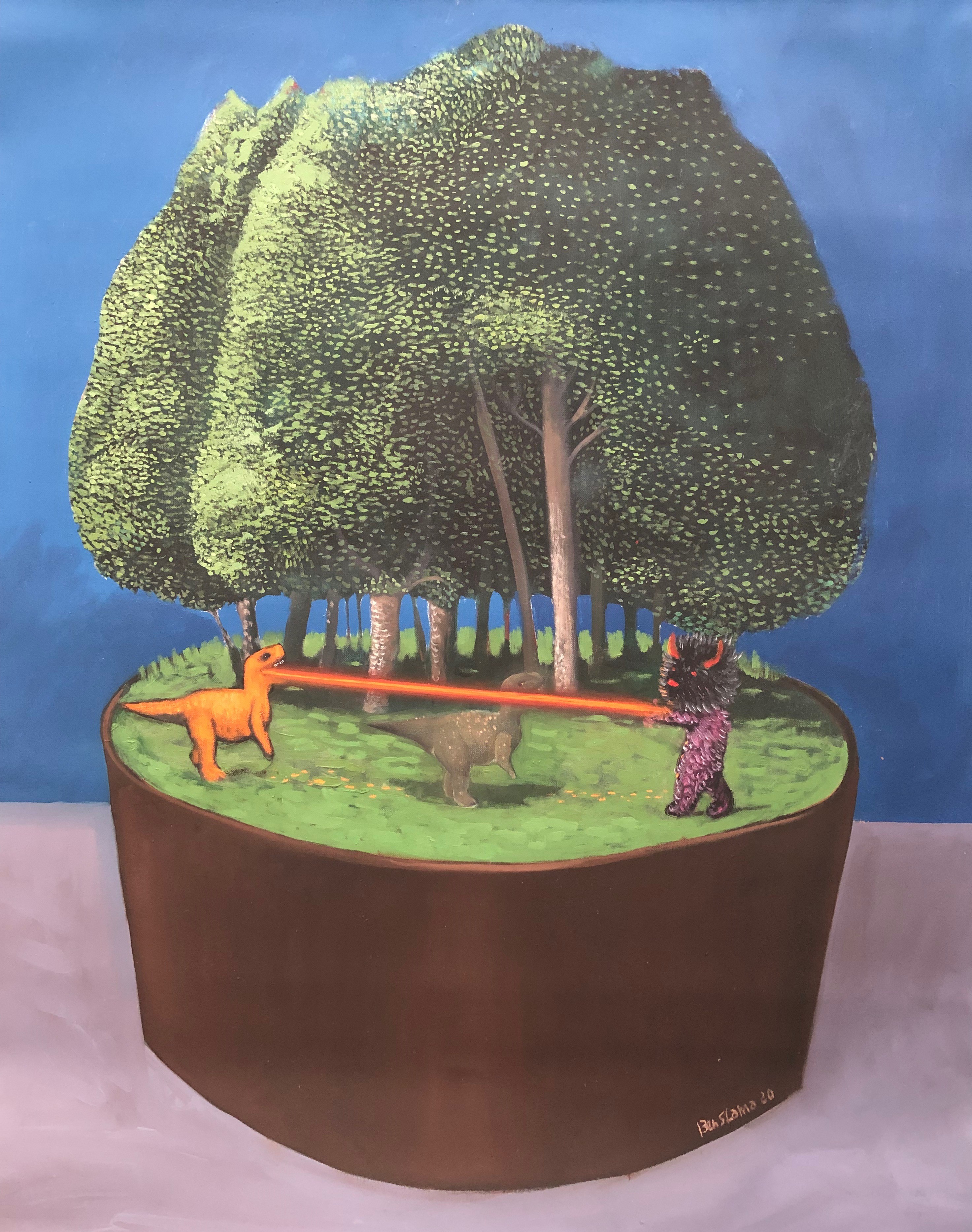 Mohamed Ben Slama, Light Orange, 2020