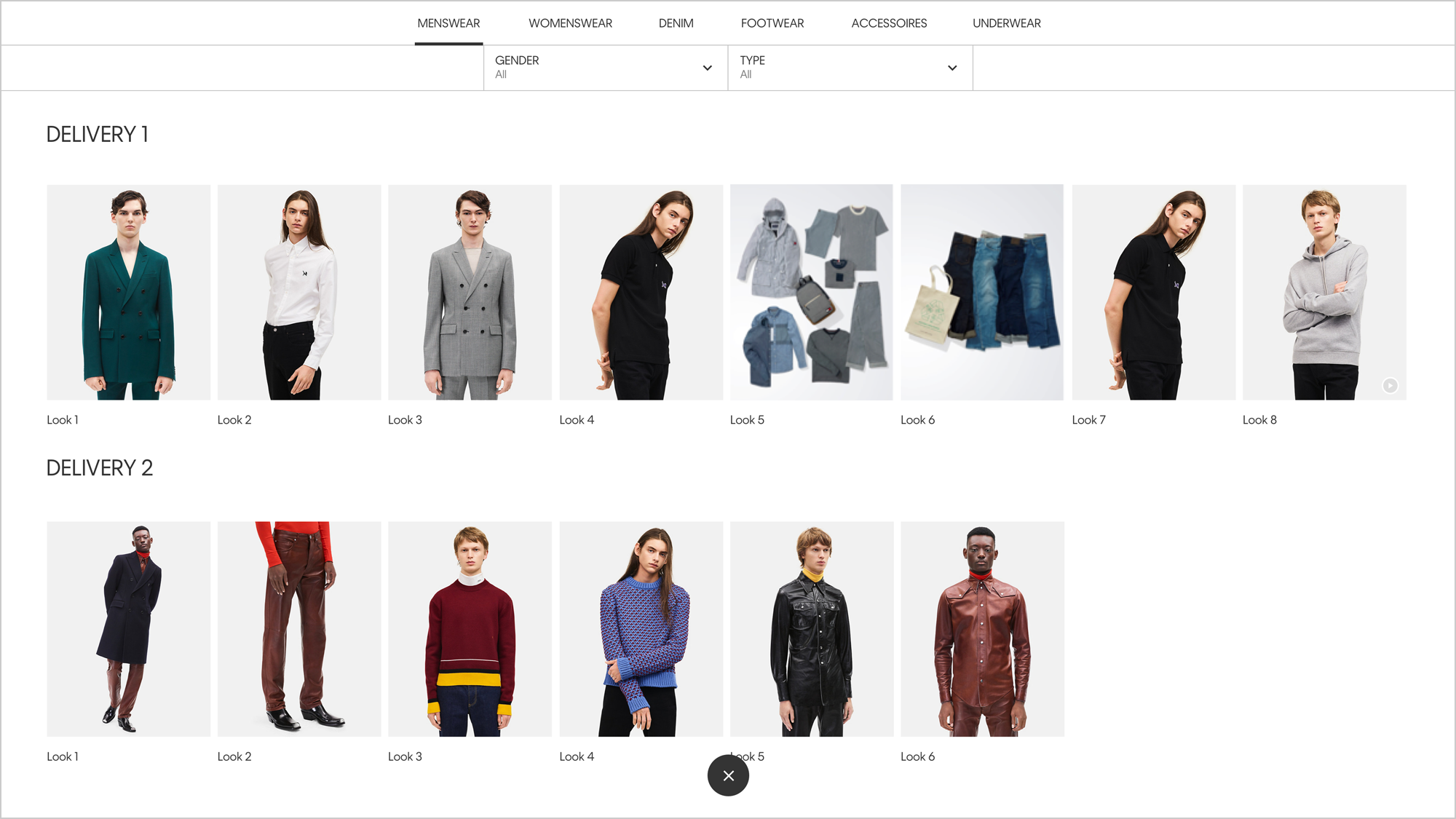 PVH Digital Showroom platform: Design lead at Random Studio