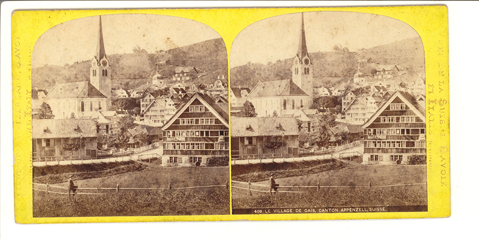 Villaggio di Gais, Canton Appenzello (1863)