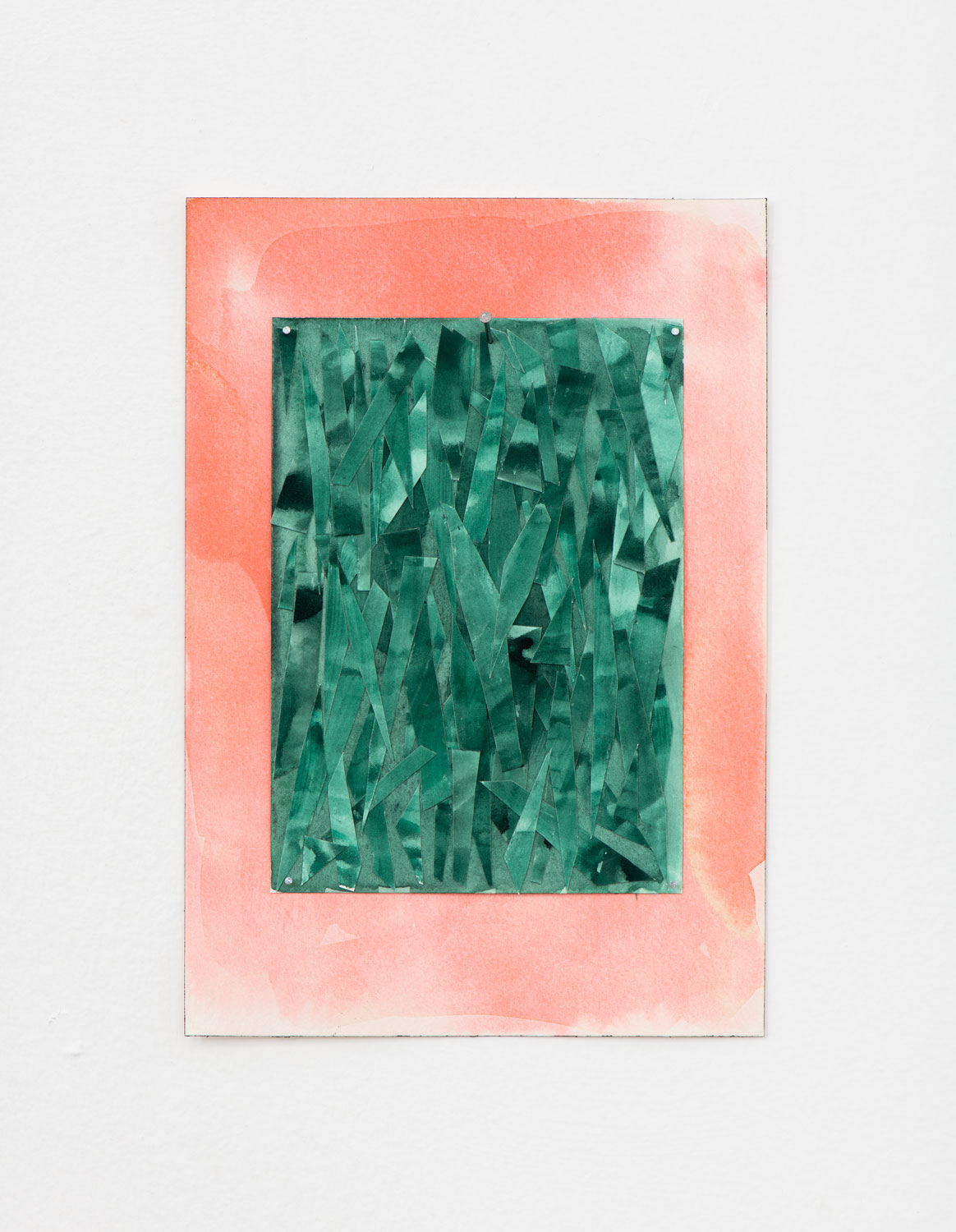 Untitled (found sculpture, green), 2022