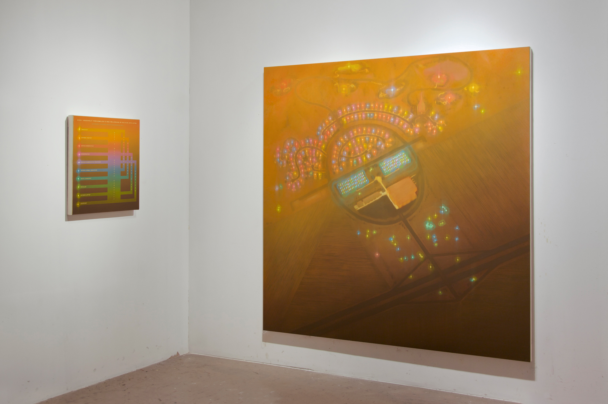 We Enjoy The Proximity of Others (Diptych). 2011-2012.