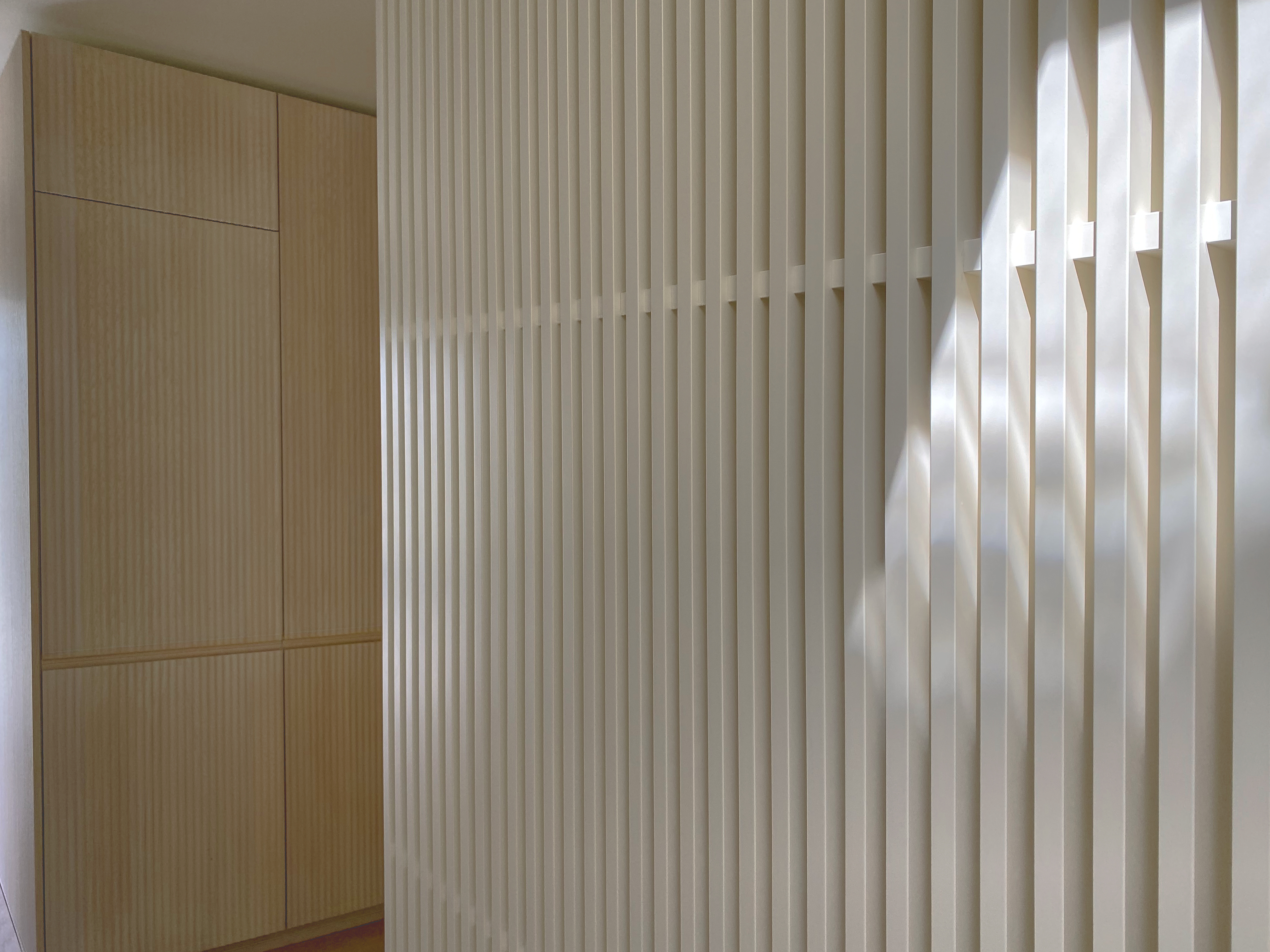 Foto Baustelle Trennwand/Geländer Treppenhaus/Gang