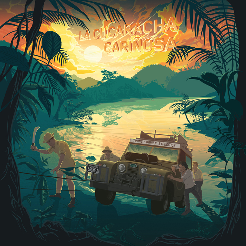 Land Rover Icon Book Interior Illustration