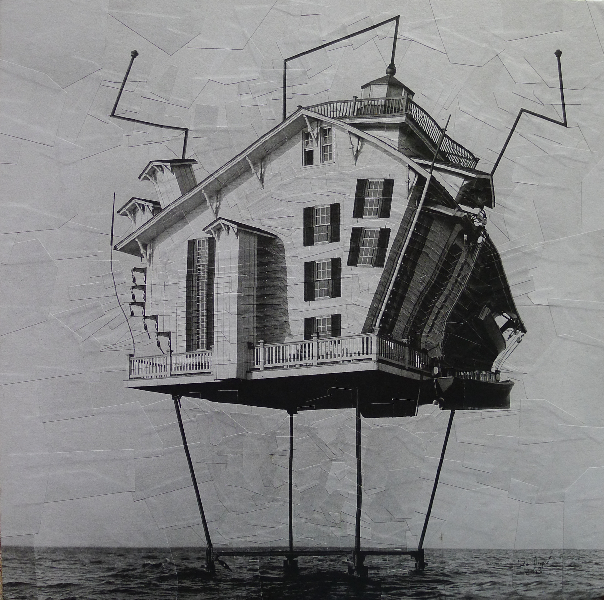 Great Shoals 1952, 2013, 9.2 x 9.3 inches