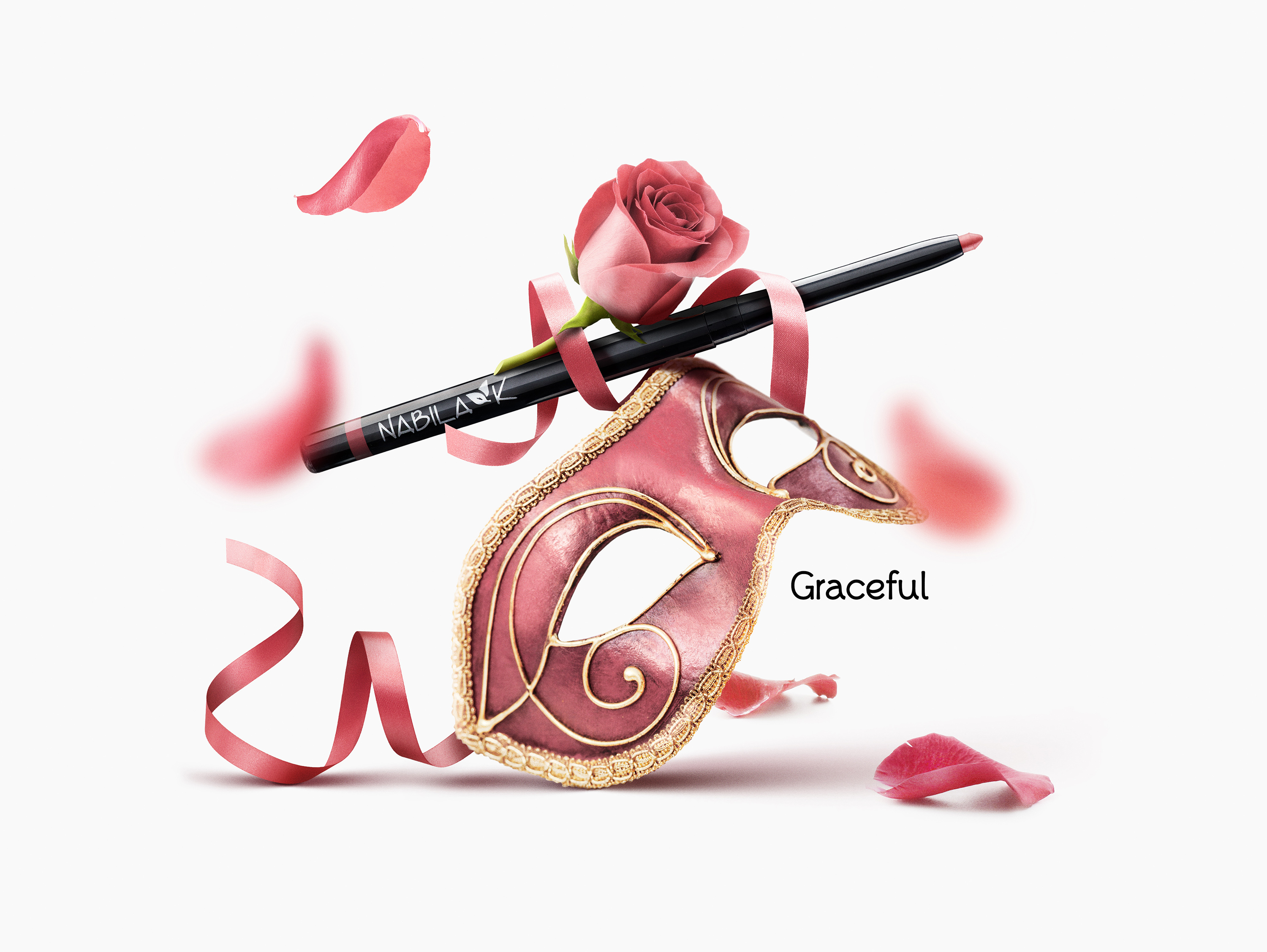Social media campaign for the lip pencil products line. Cosmetic product photography. Makeup product styling. Created by Eclectic M Studio.