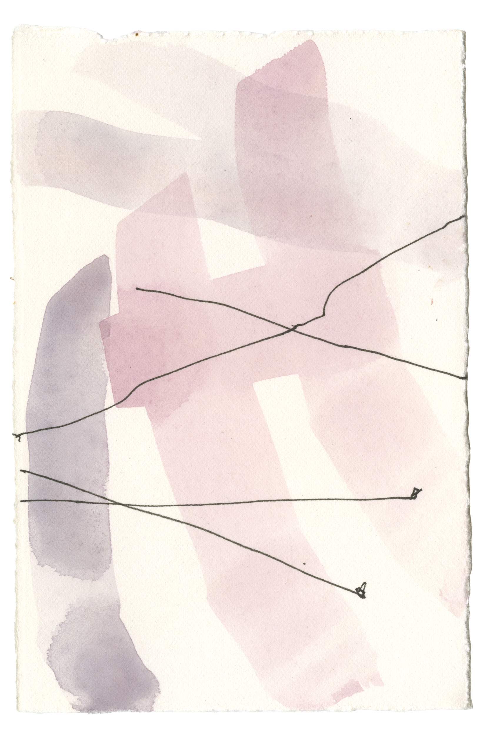 2427, watercolor and ink on paper, 5 3/4 x 3 3/4 inches