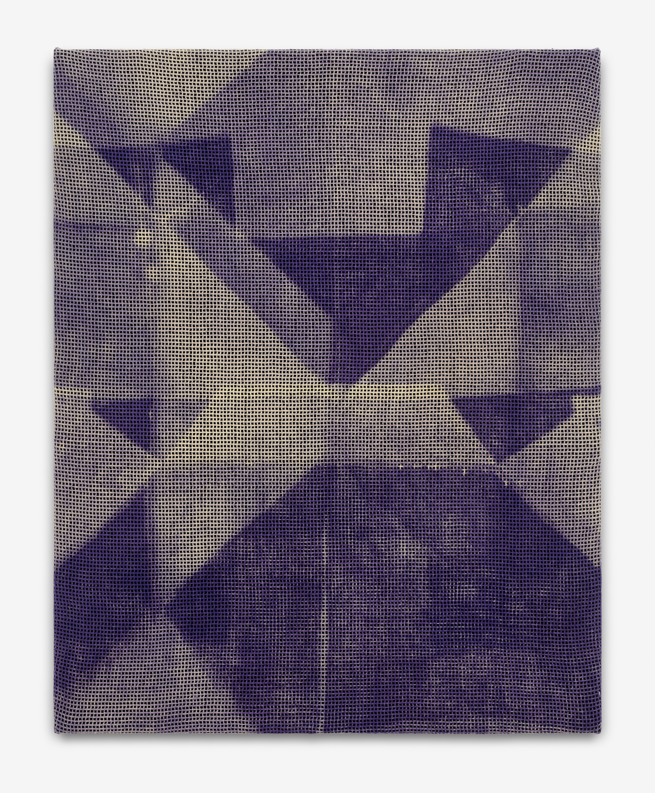 untitled, 89x71cm, dye and bleach on mesh fabric, 2016