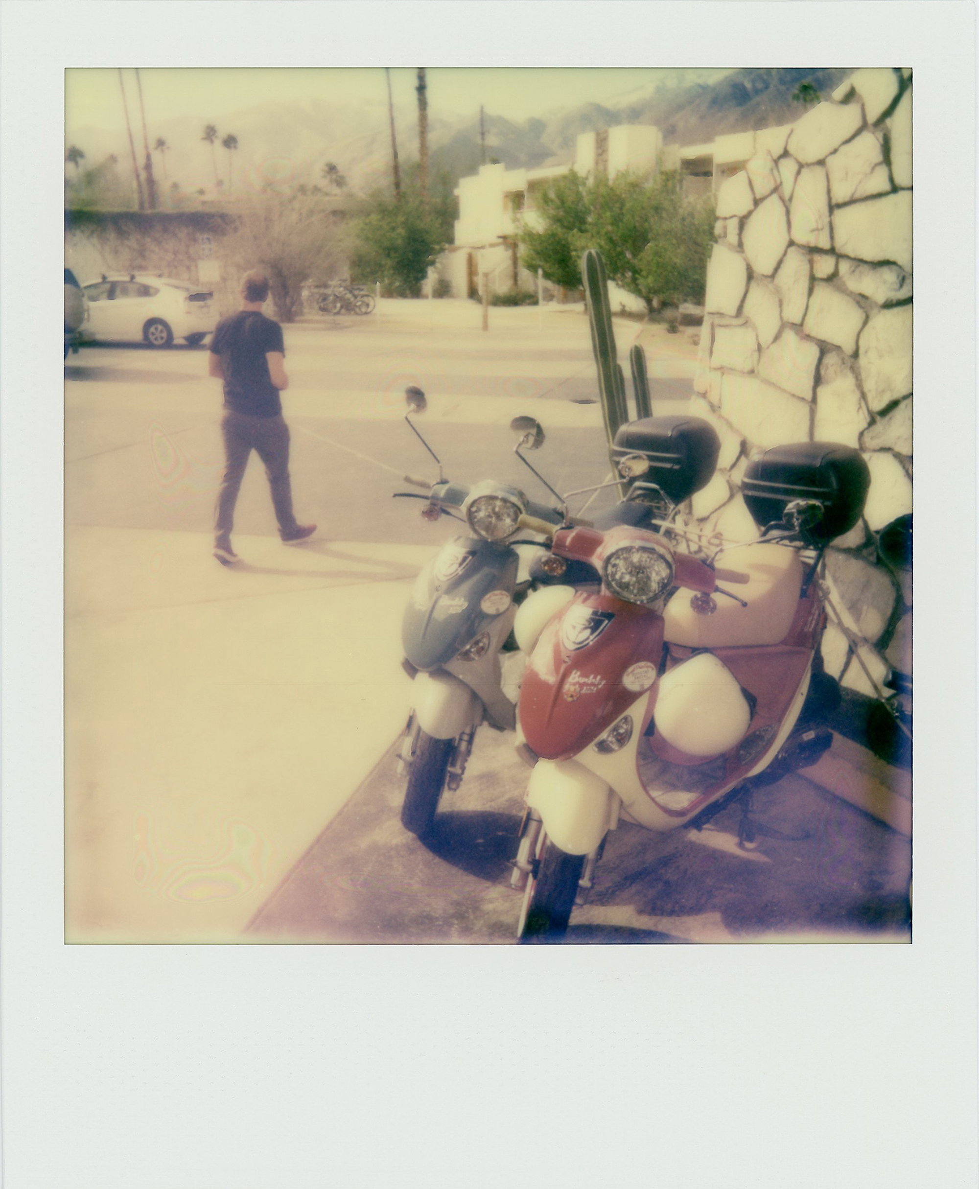 Vespas (Polaroid), Palm Springs, CA, 2016