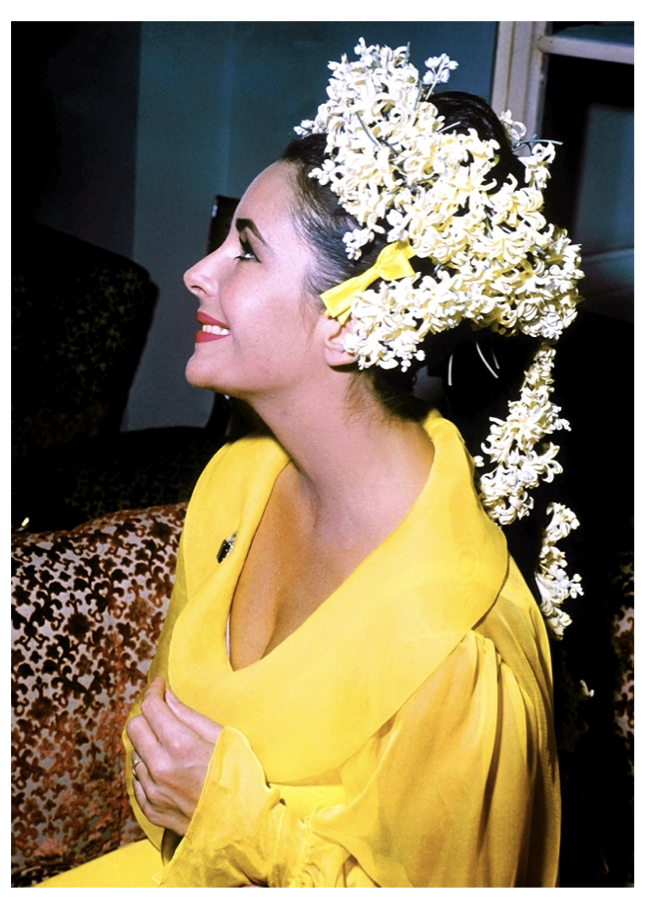 Elizabeth Taylor at her wedding to Larry Fortensky, 1991