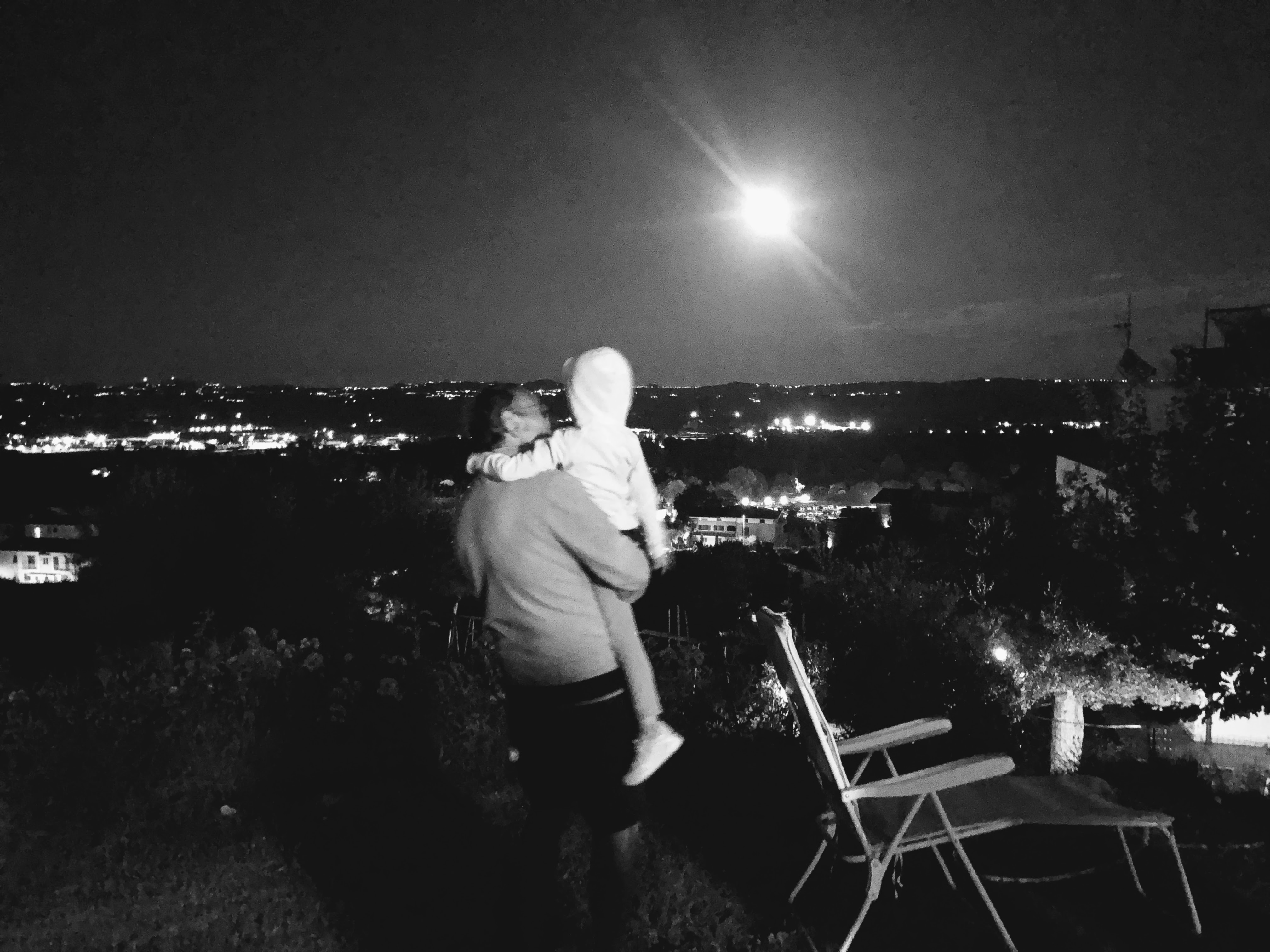 Nonno e nipotina, Monsano, 15-8-19