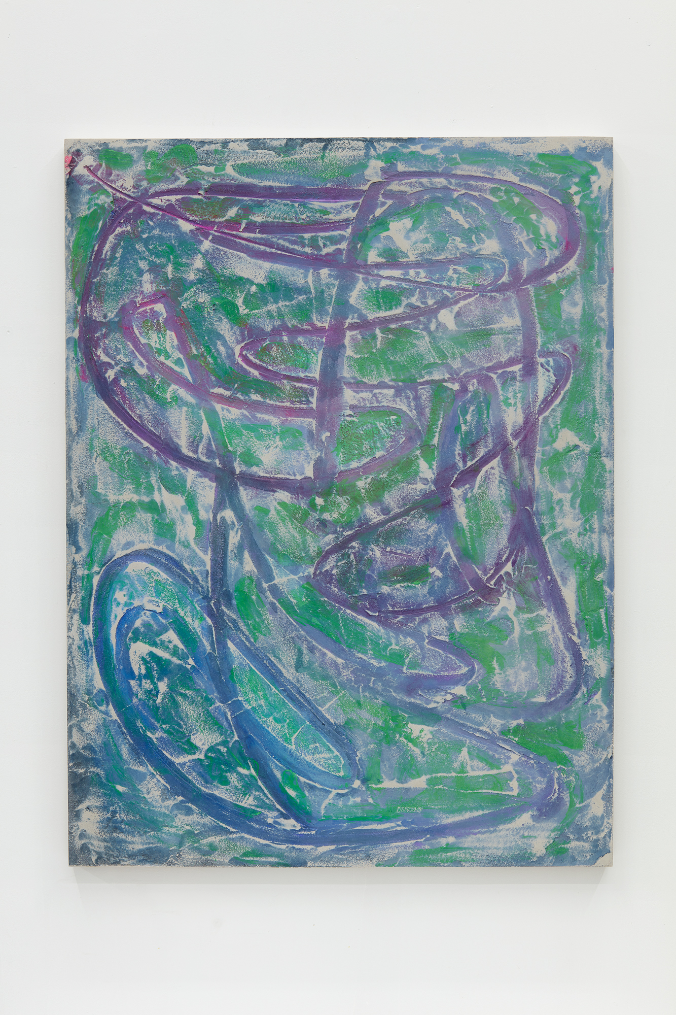 Stucco Painting 53, 202040 x 30 "