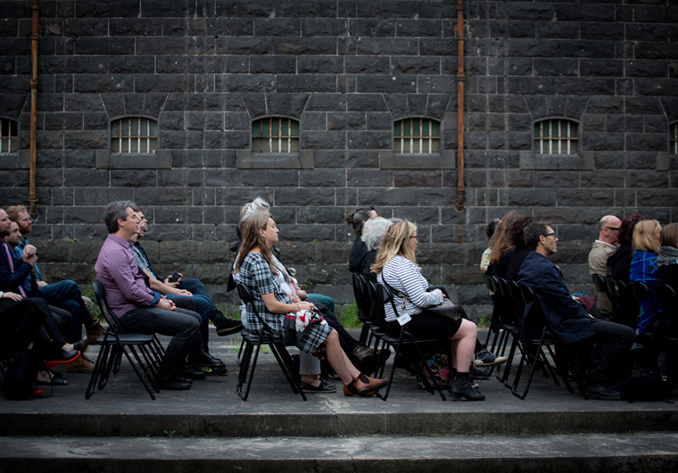 Project 05: The Accumulation of Cyclical Operations. The Accumulation of Cyclical Operations Act 2, D-Division, H.M. Pentridge Prison, 2017. Photograph: Gretta Costello
