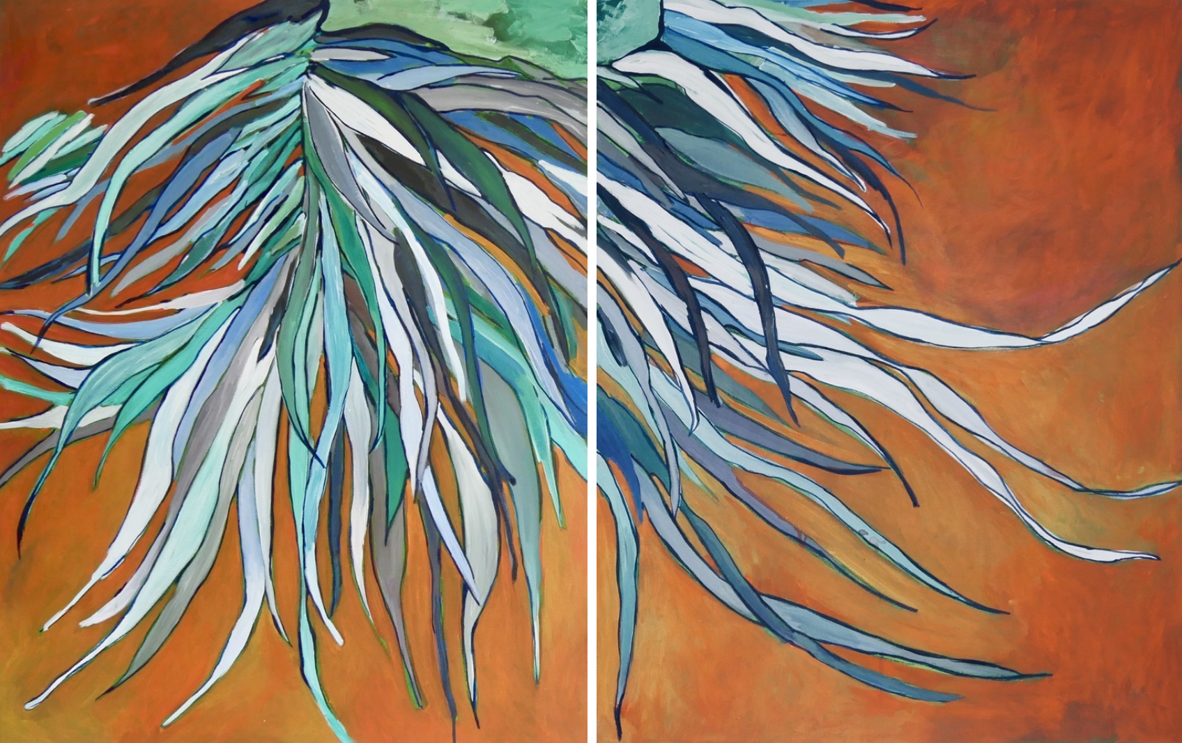 Algues, 2019, 92x150cm