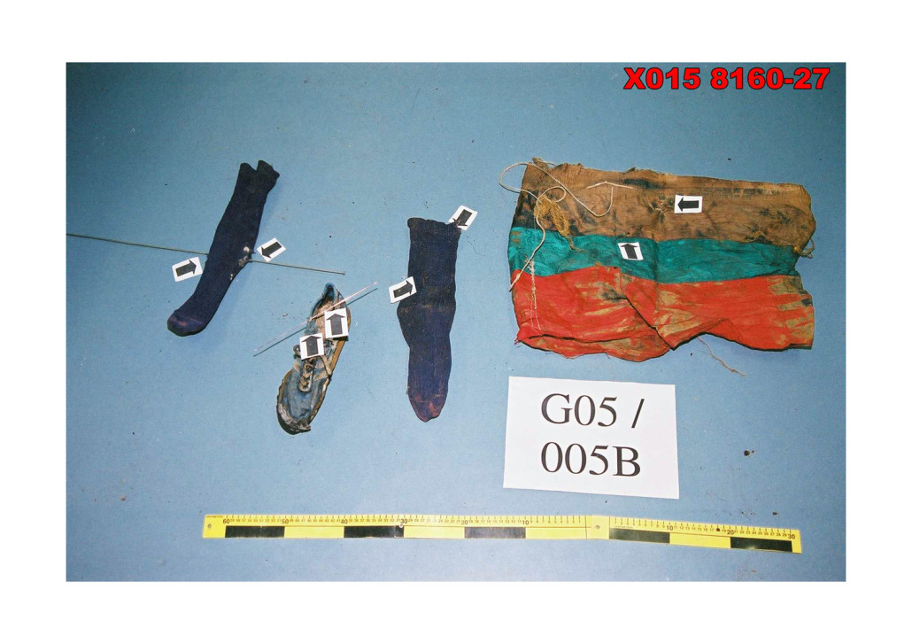 IT-06-90: Gotovina et AL. Clothing photograph of G05/005B (Other, 1 Pages) Document Type: Exhibit P01956 • Date: 05/08/2008 • By: Prosecution